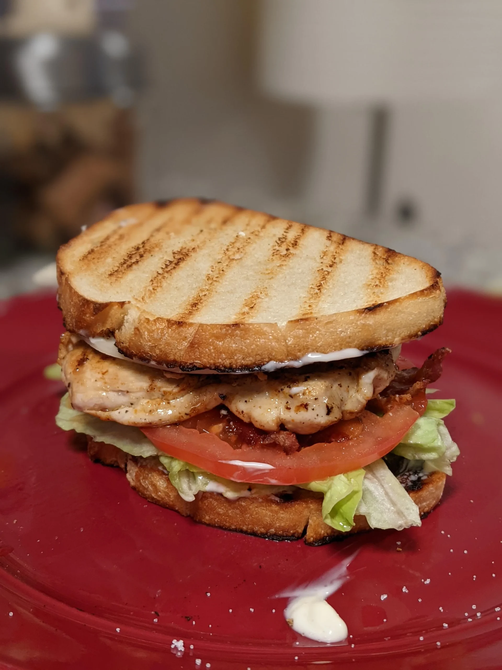 Bacon Jam Chicken Club Sandwich