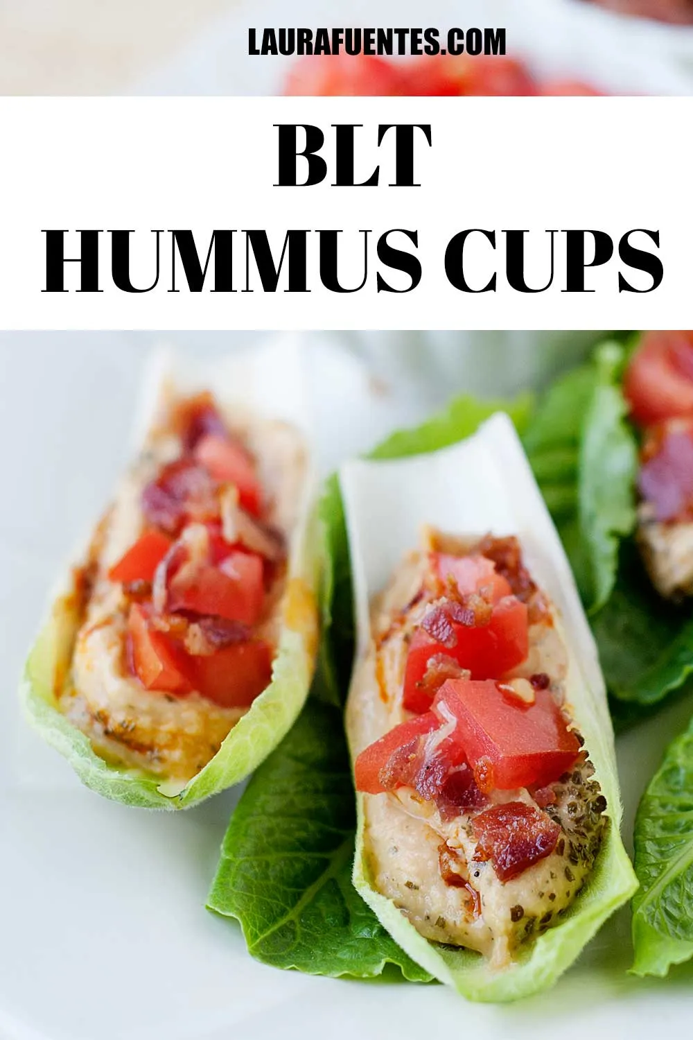 Bacon Lettuce Tomato Hummus Cups