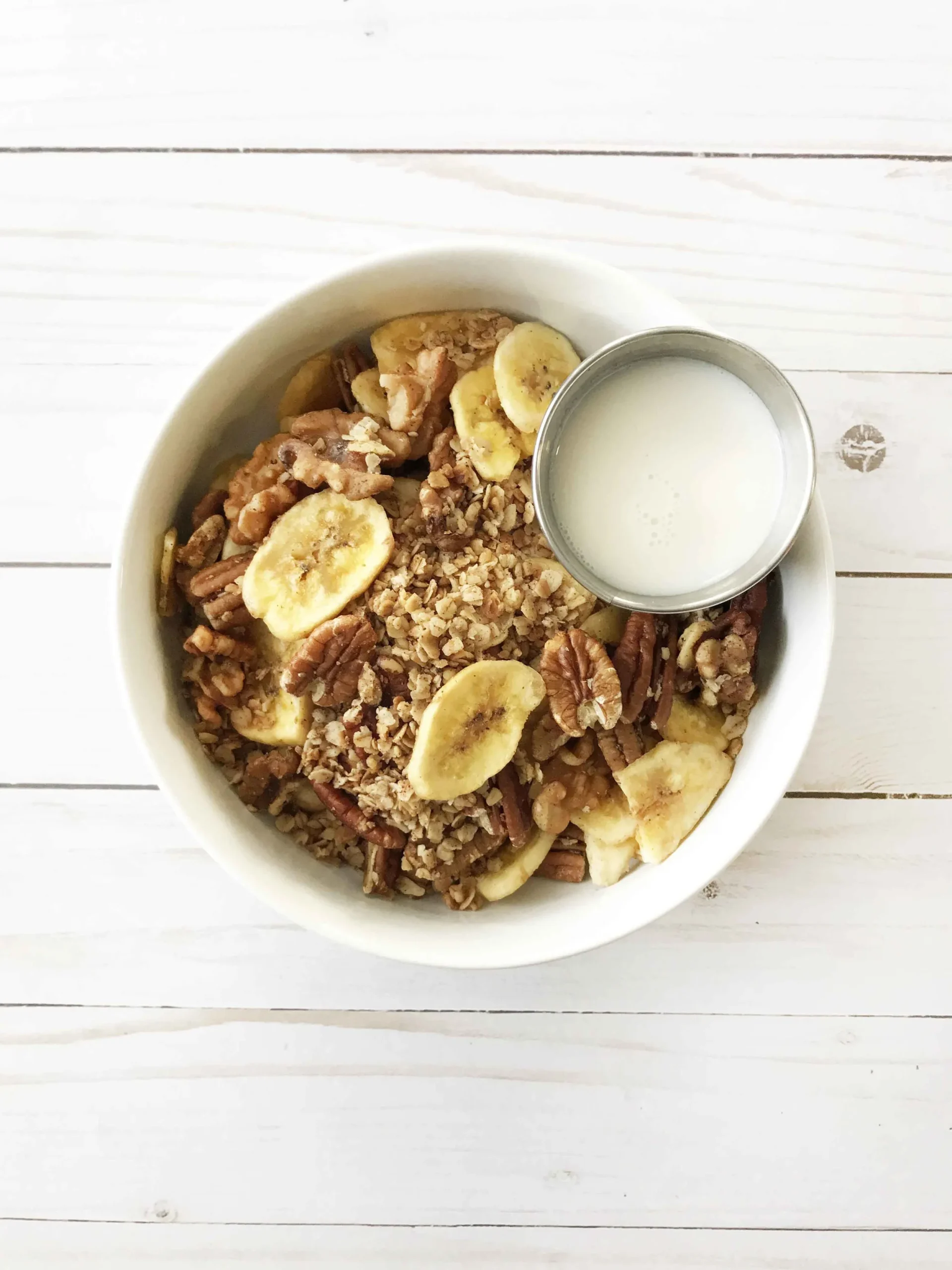 Baked Banana Granola Bites (Nut Free)