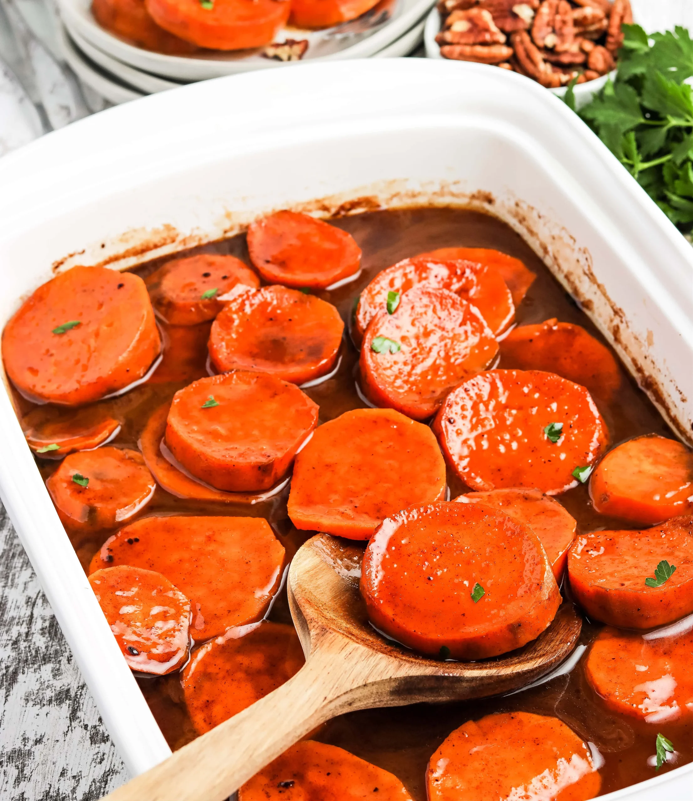 Baked Candied Tangerine Yams