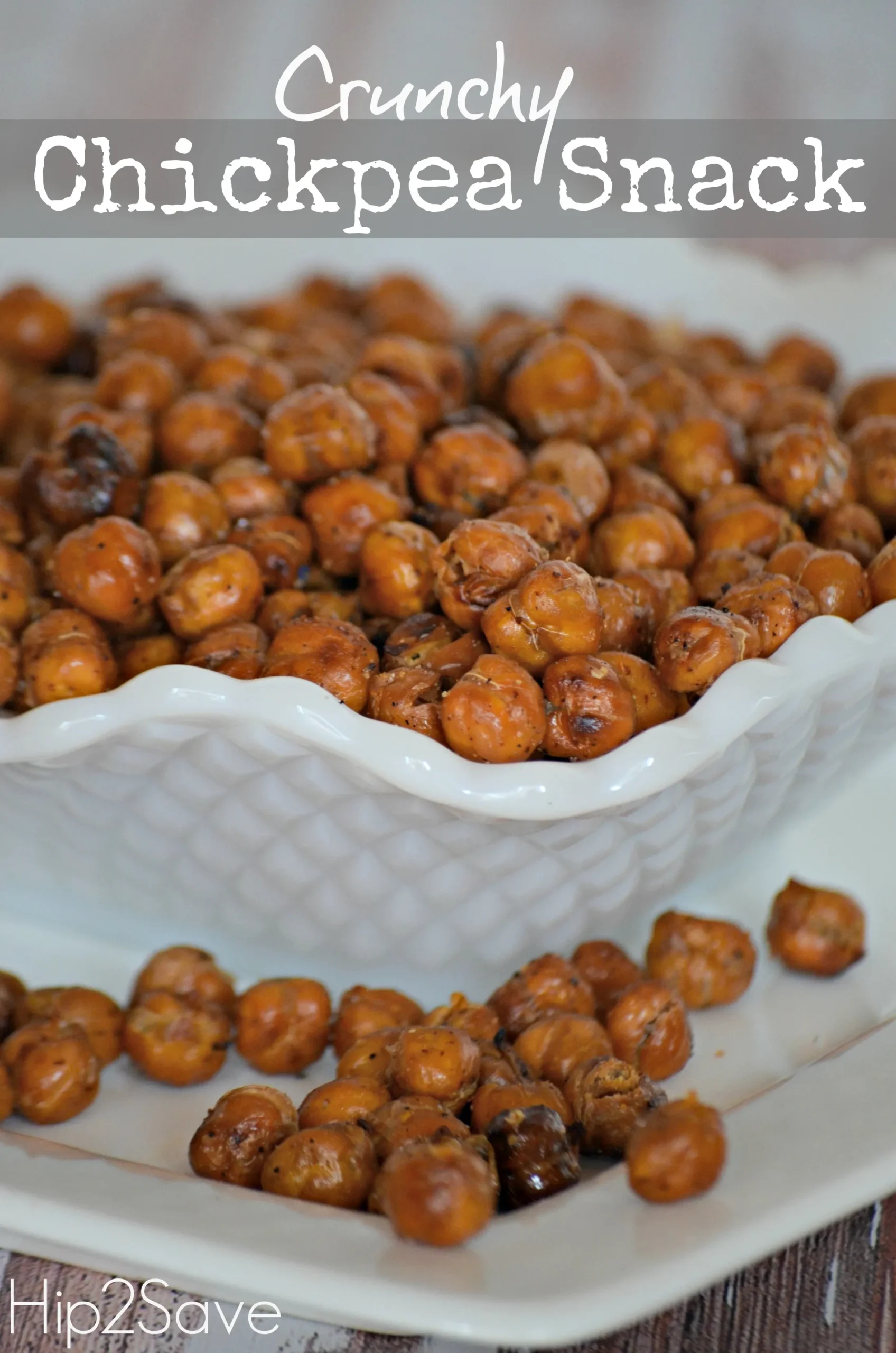Baked Chick Pea Snack