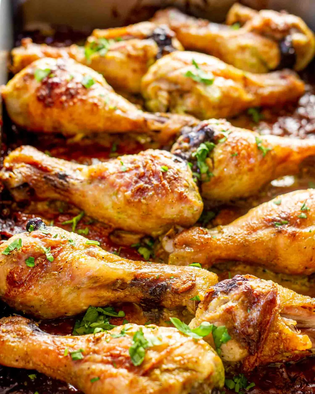 Baked Garlic Ginger Chicken Drumsticks