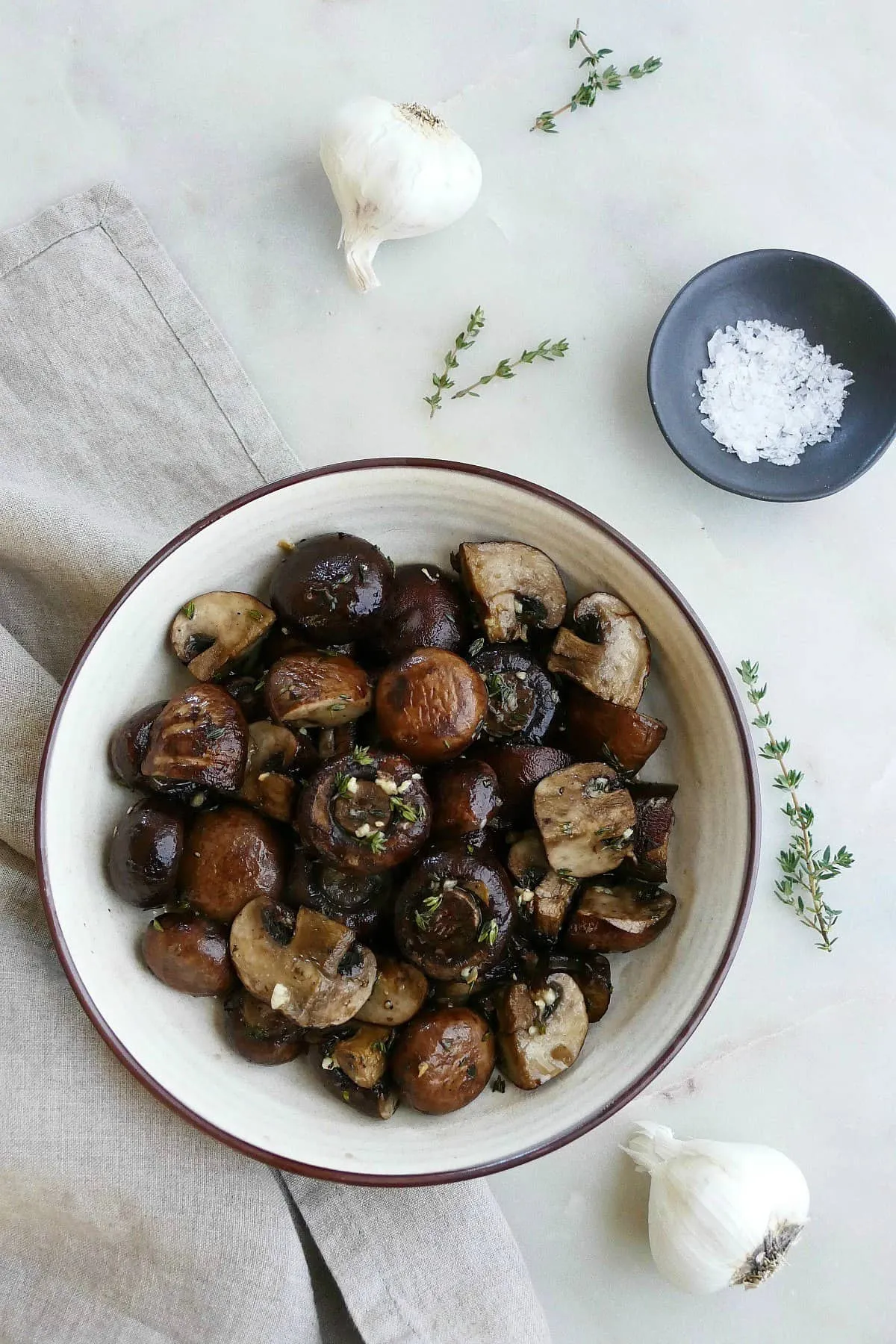 Baked Garlic with Thyme