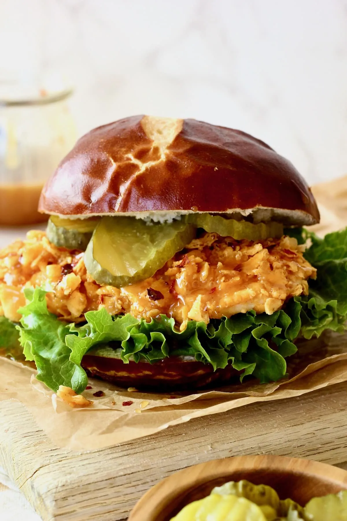Baked Honey Hot Chicken Sandwiches