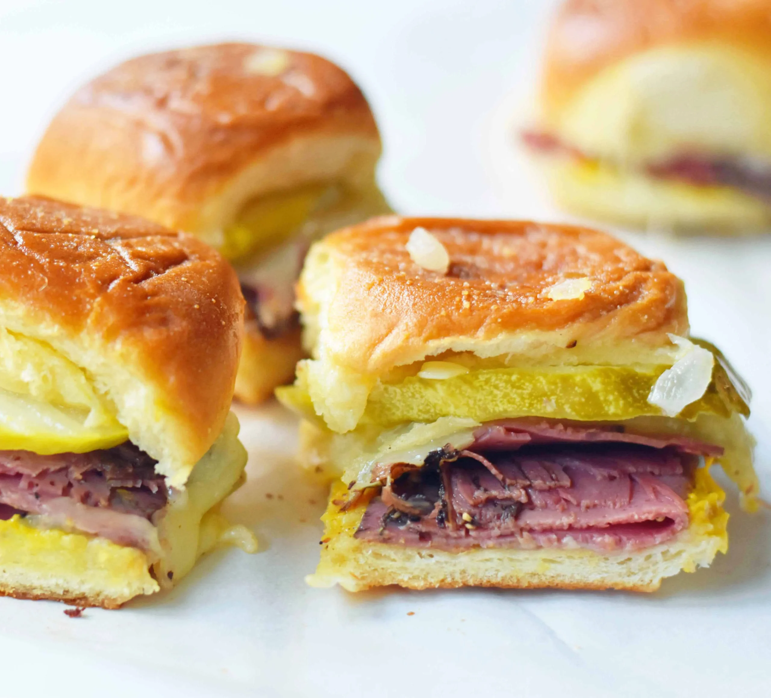 Baked Hot Pastrami Sliders