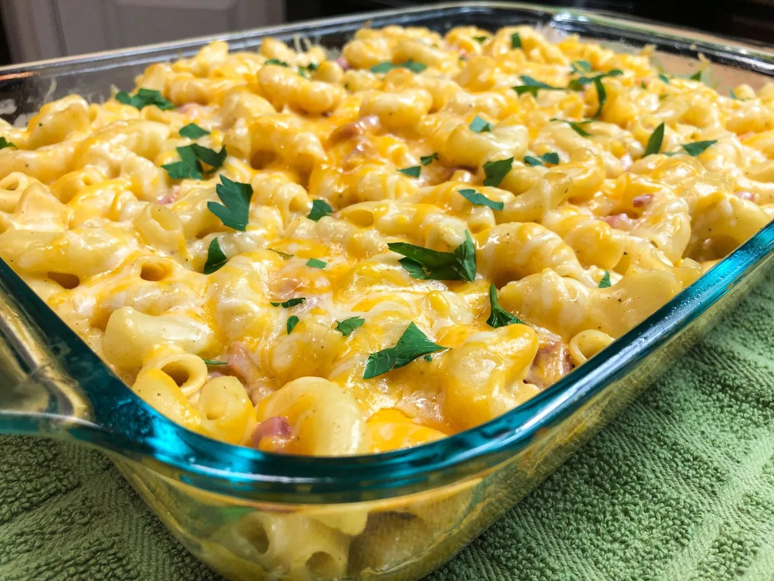 Baked Macaroni and Cheese and Ham