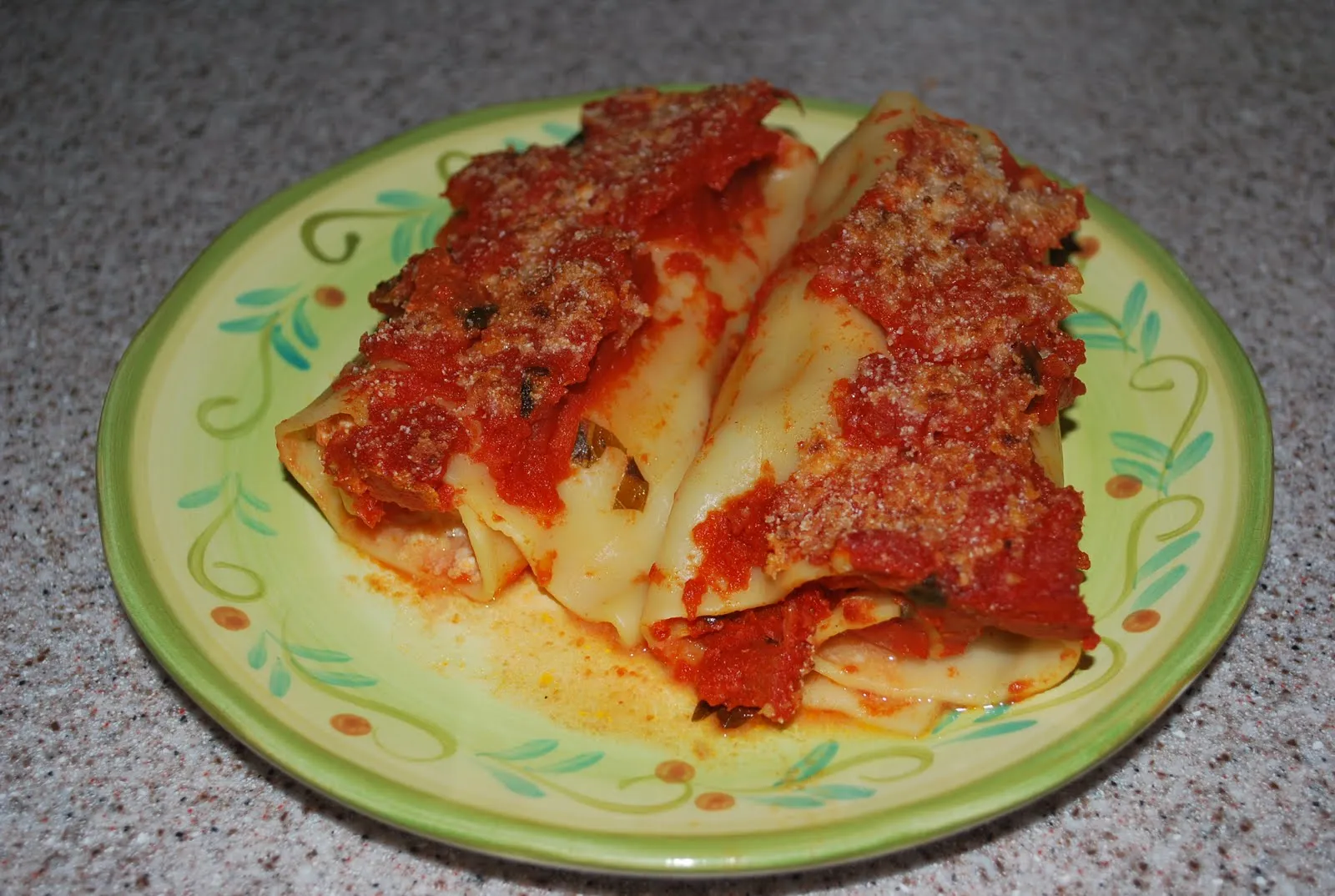 Baked Manicotti with Prosciutto
