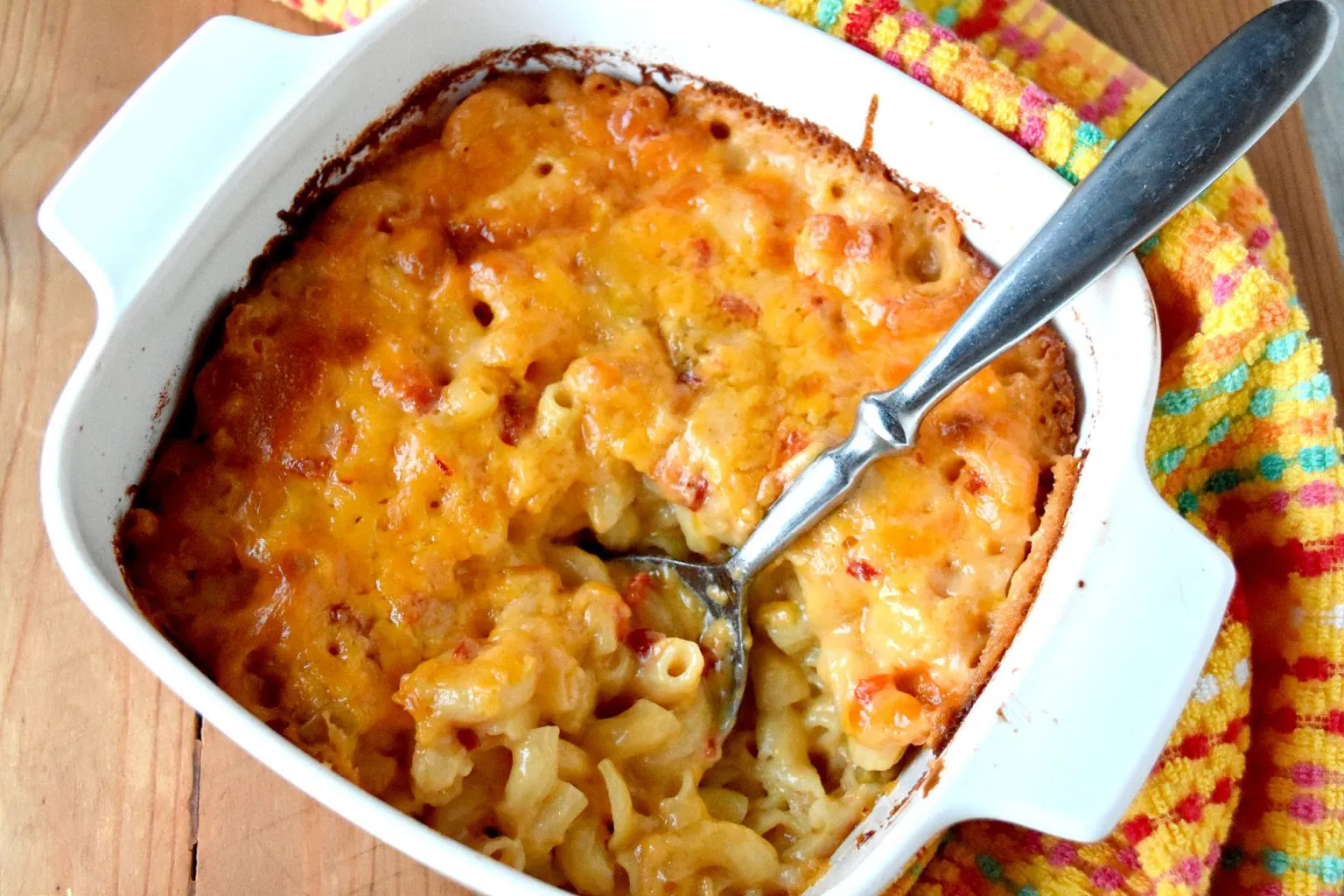 Baked Pimiento Cheese Mac