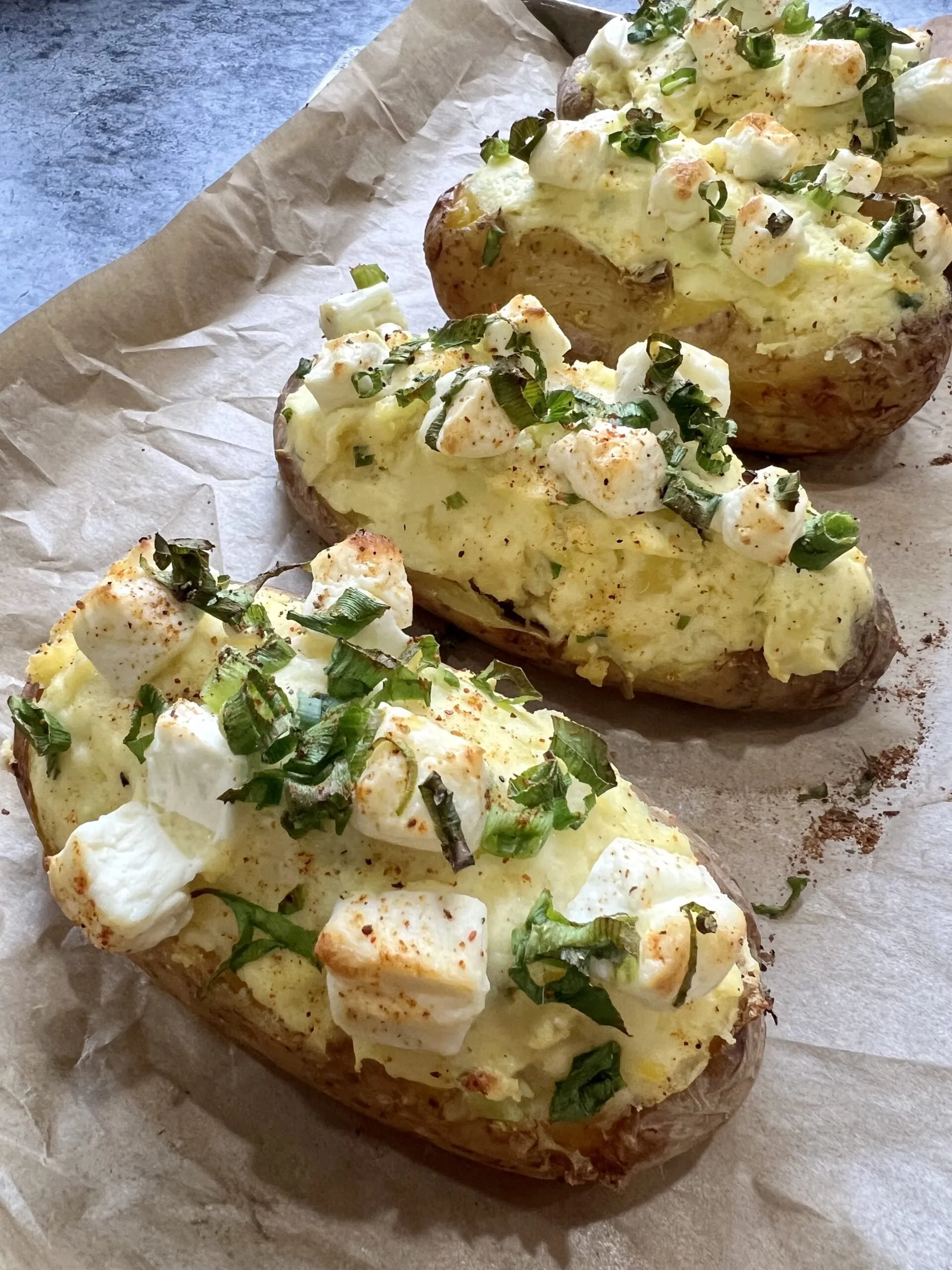 Baked Potato Vienna and Cucumber