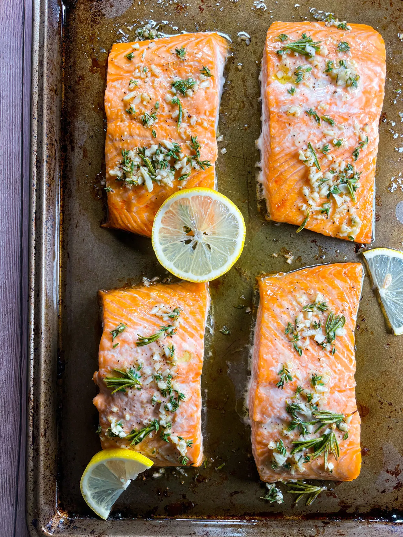 Baked Salmon with Cumin and Achiote