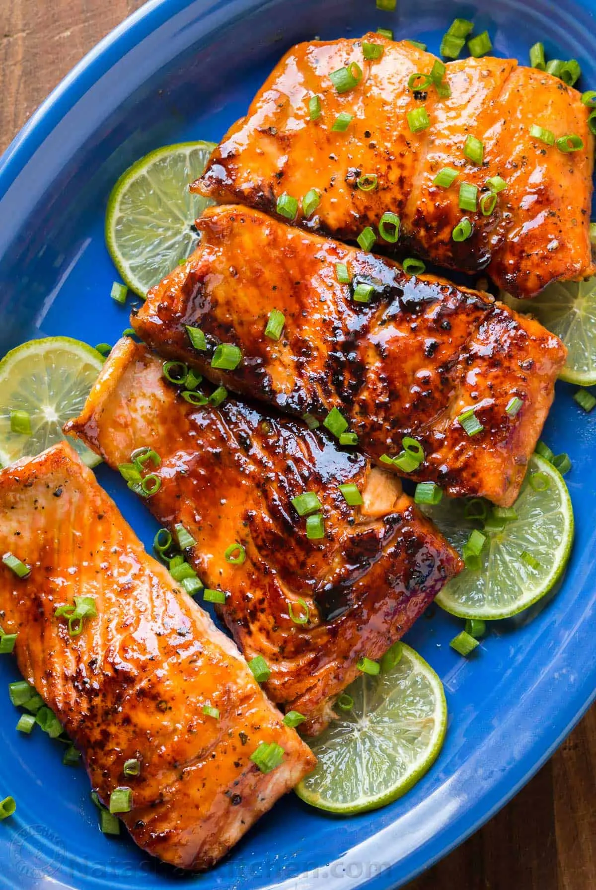 Baked Salmon with Honey Dijon Glaze