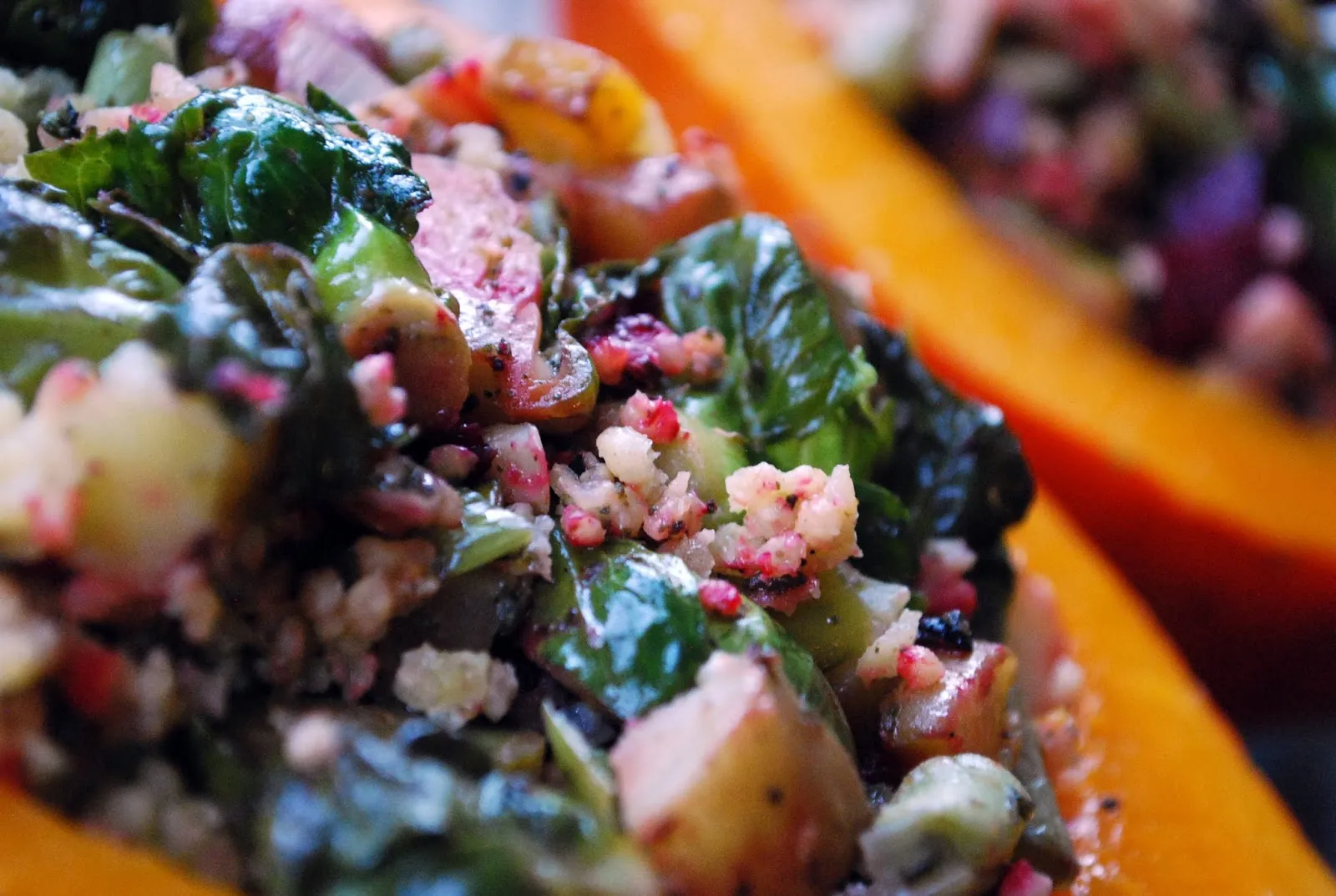 Baked Stuffed Hubbard Squash