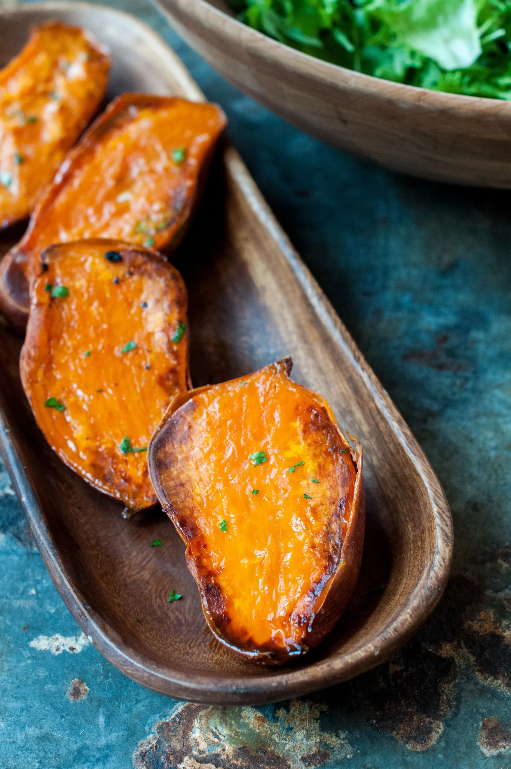 Baked Sweet Potato Halves