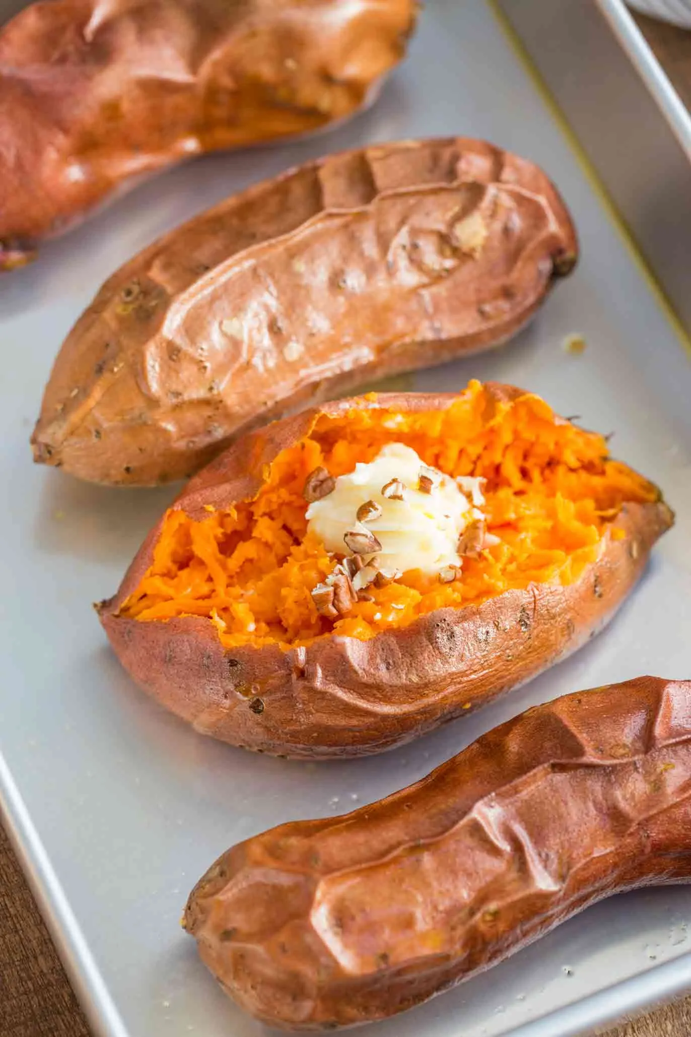 Baked Sweet Potato with Taleggio