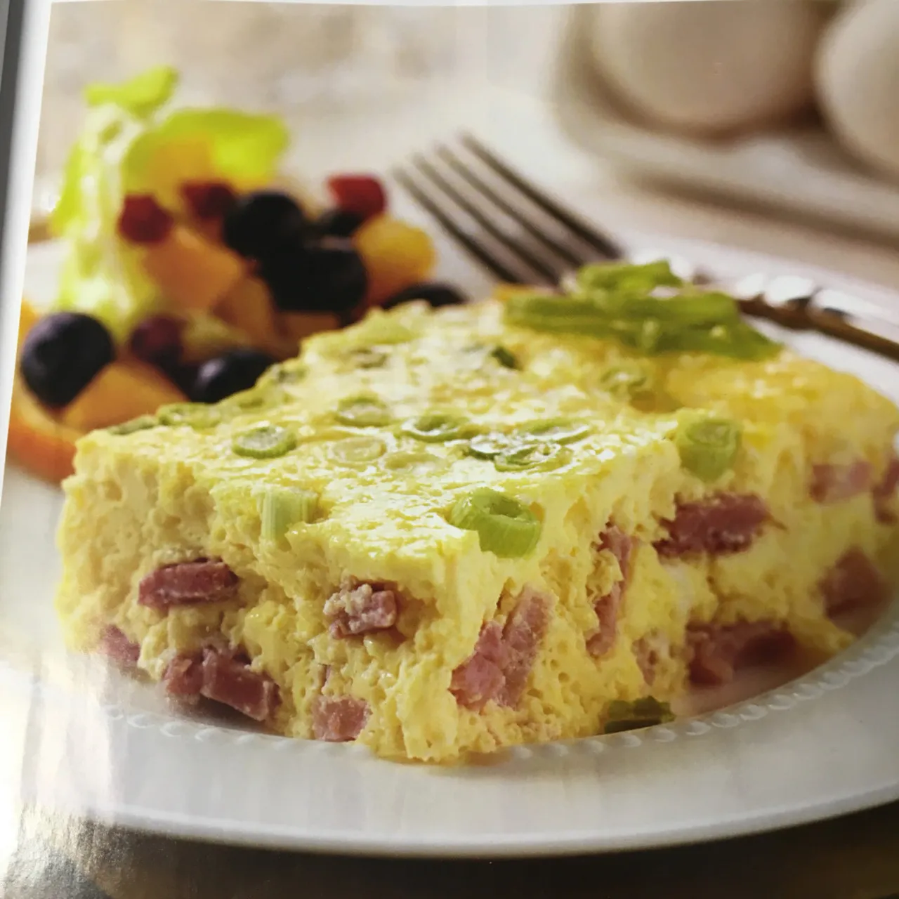 Baked Swiss and Sausage Omelet