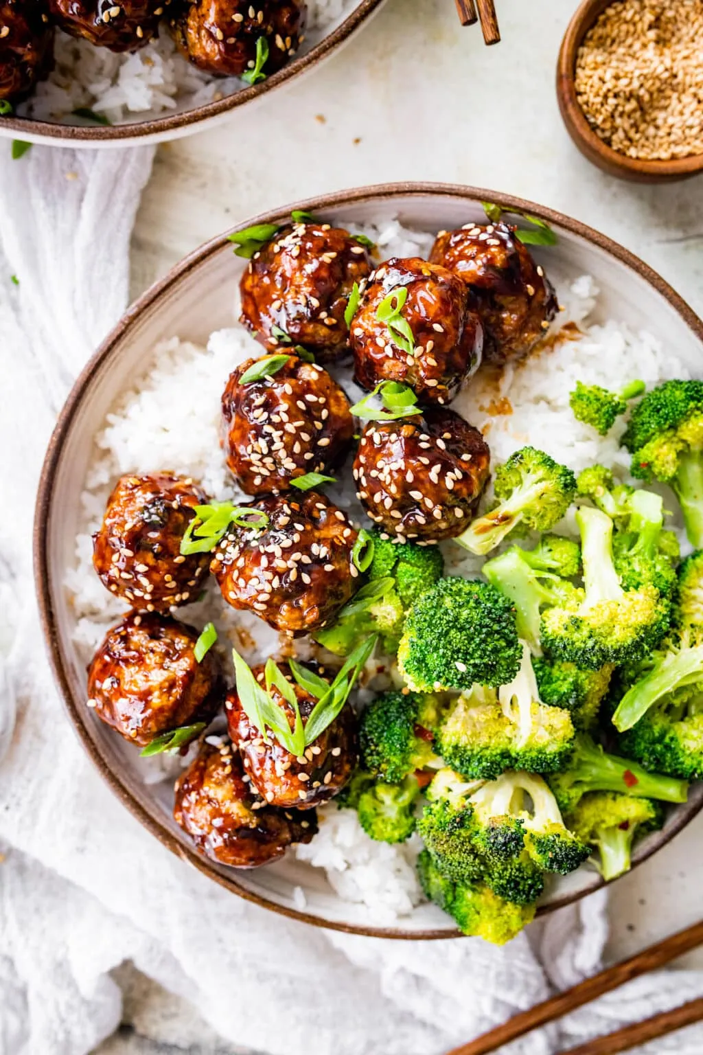 Baked Teriyaki Chicken Meatballs