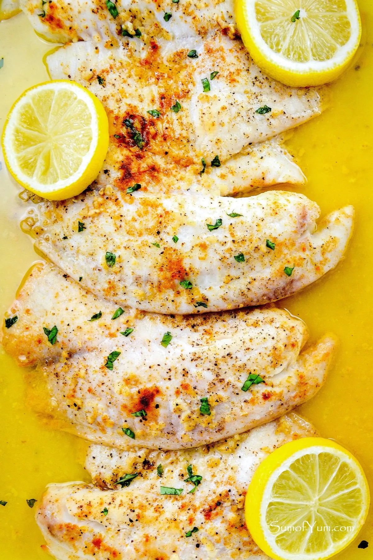 Baked Tilapia with Garlic Butter