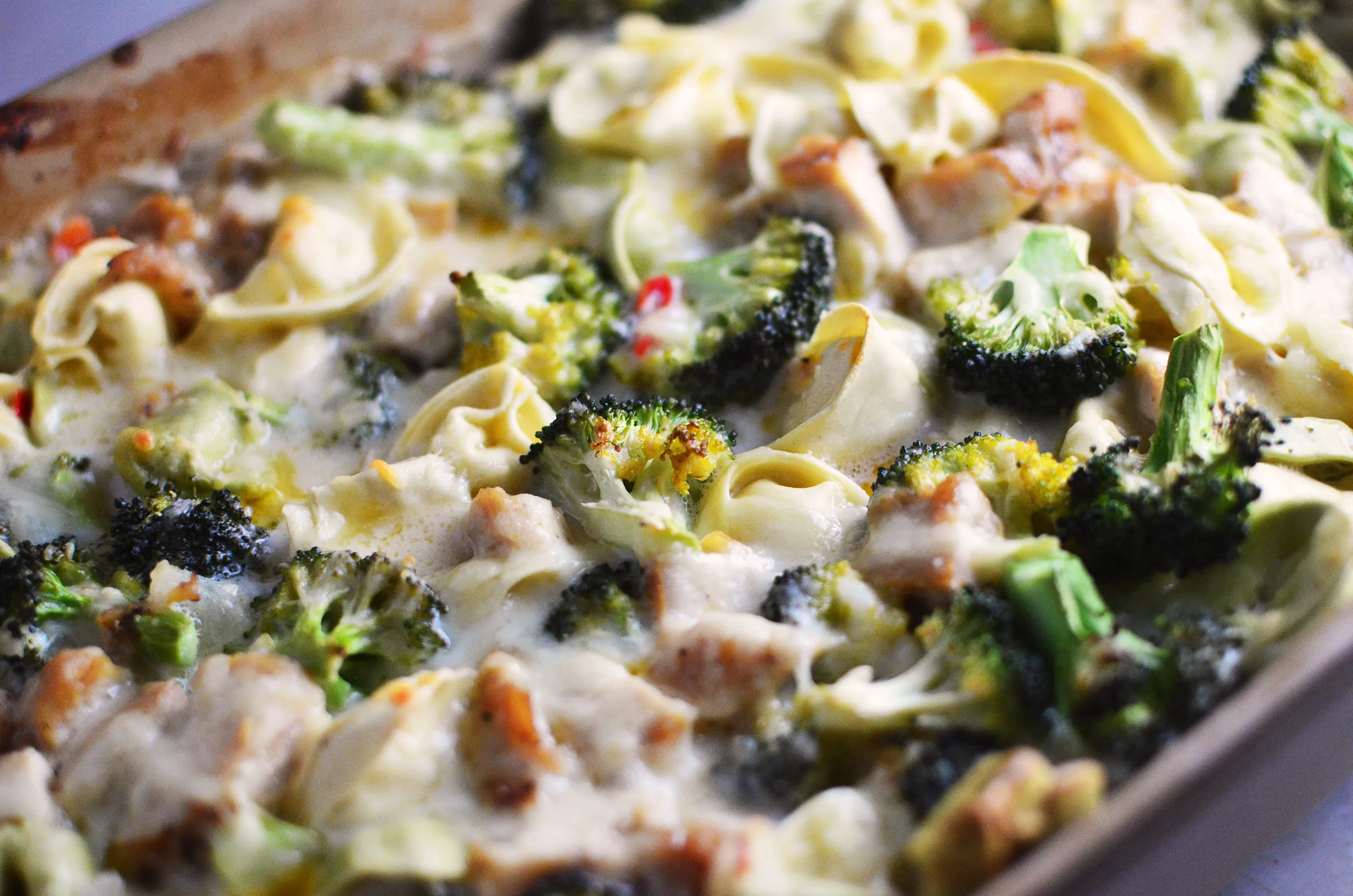 Baked Tortellini with Turkey Vegetables