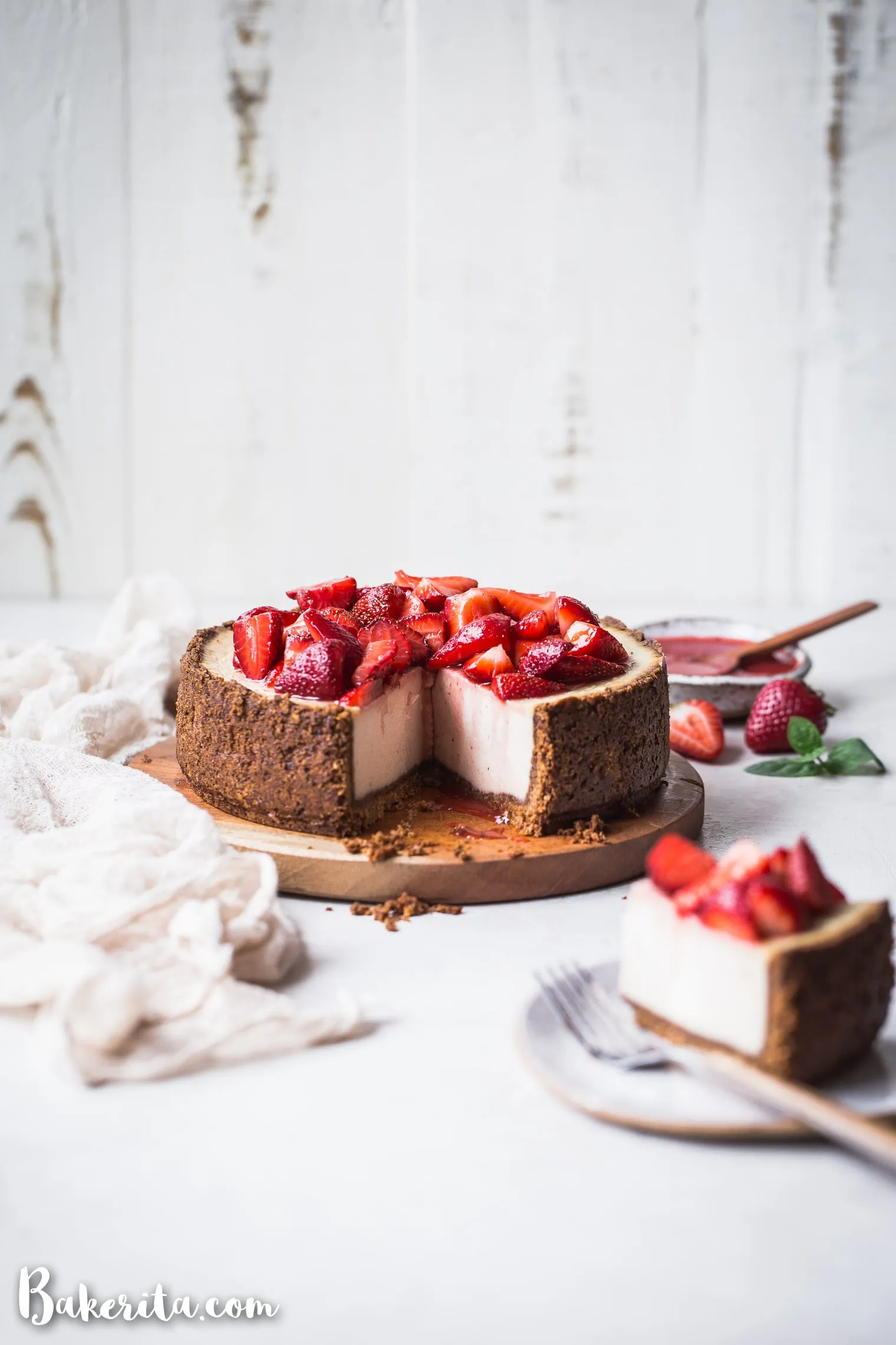 Baked Vegan Cheesecake Gluten Free Paleo