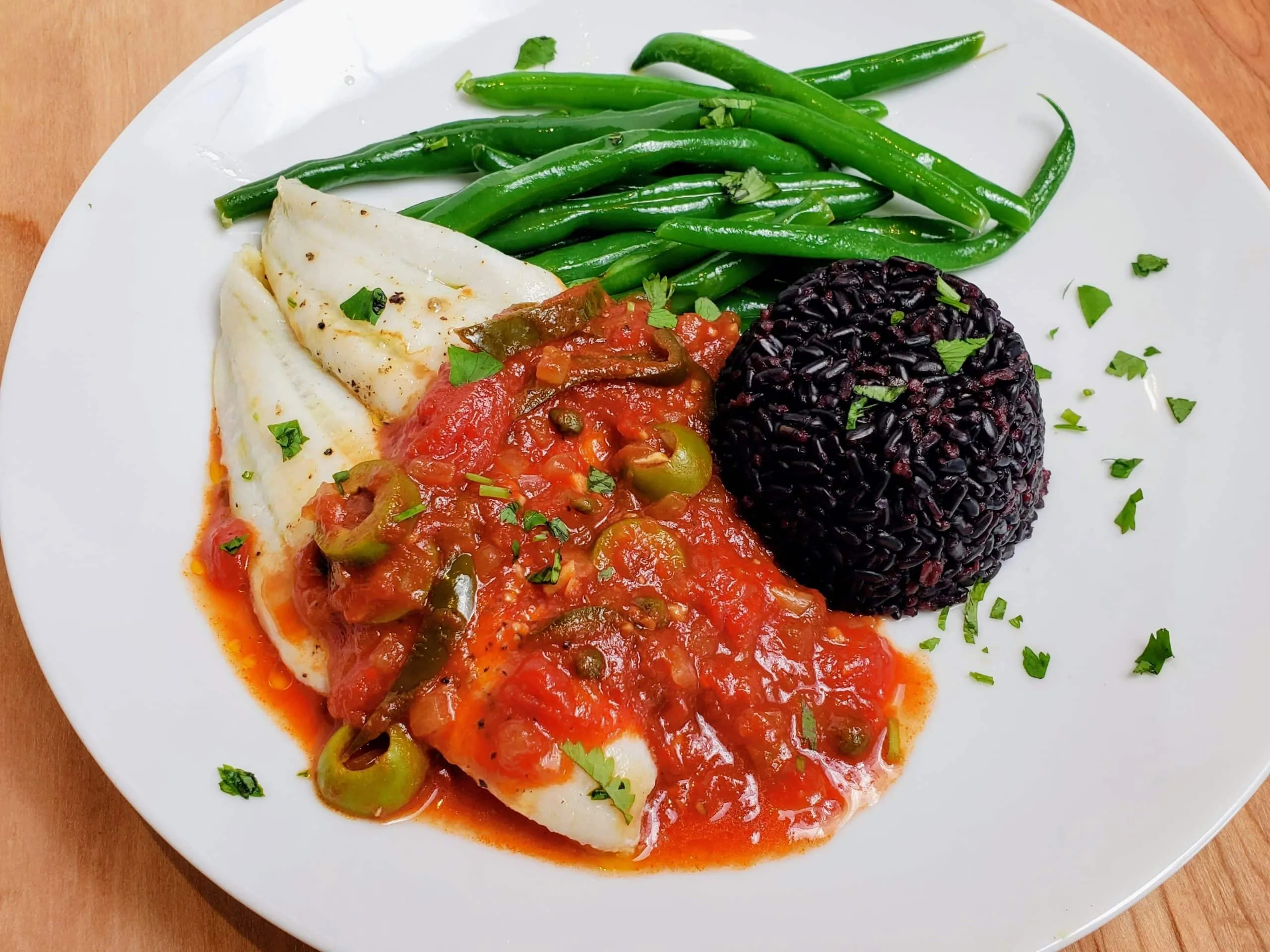Baked Veracruz Style Fish