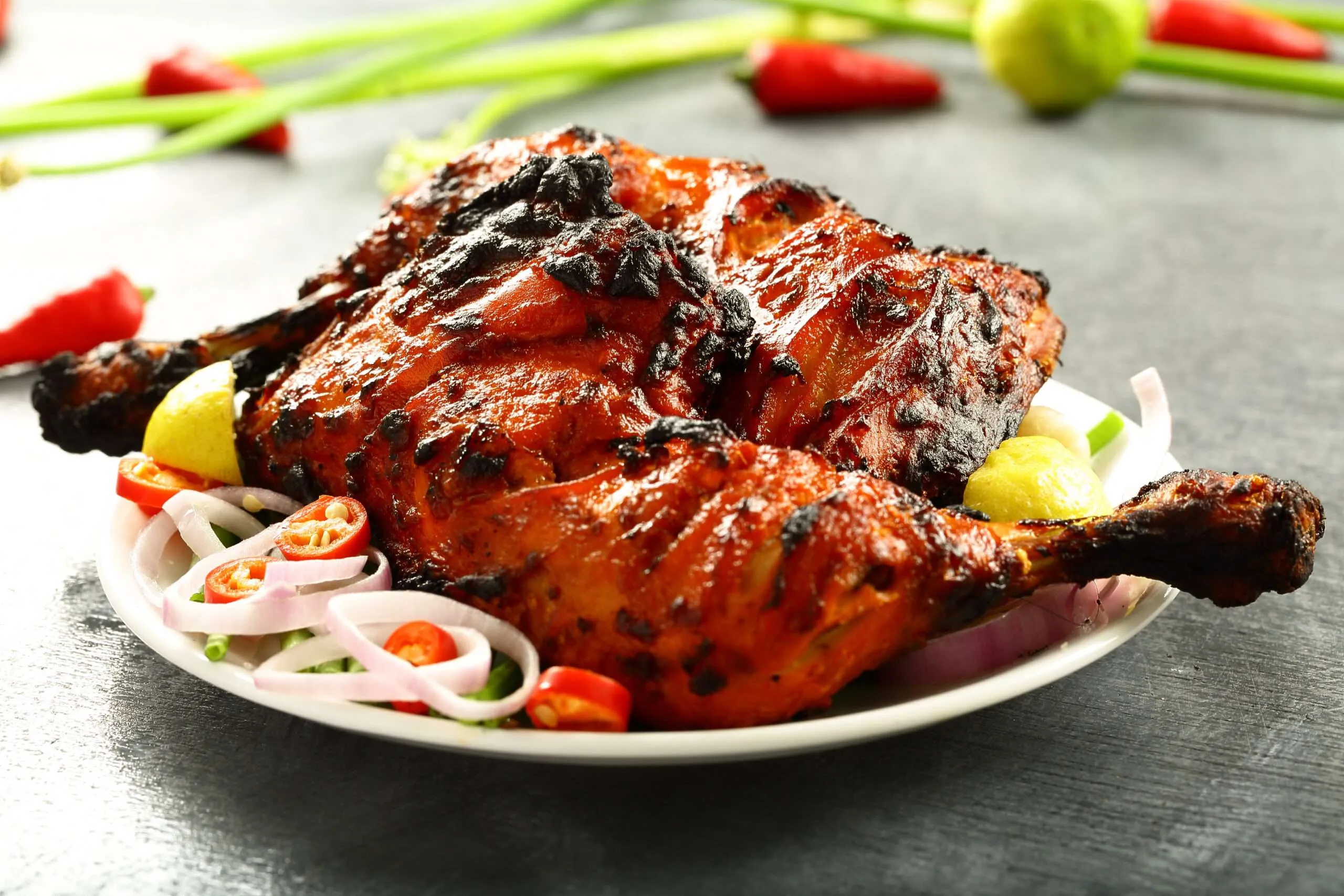 Baked or Grilled Tandoori Chicken Legs