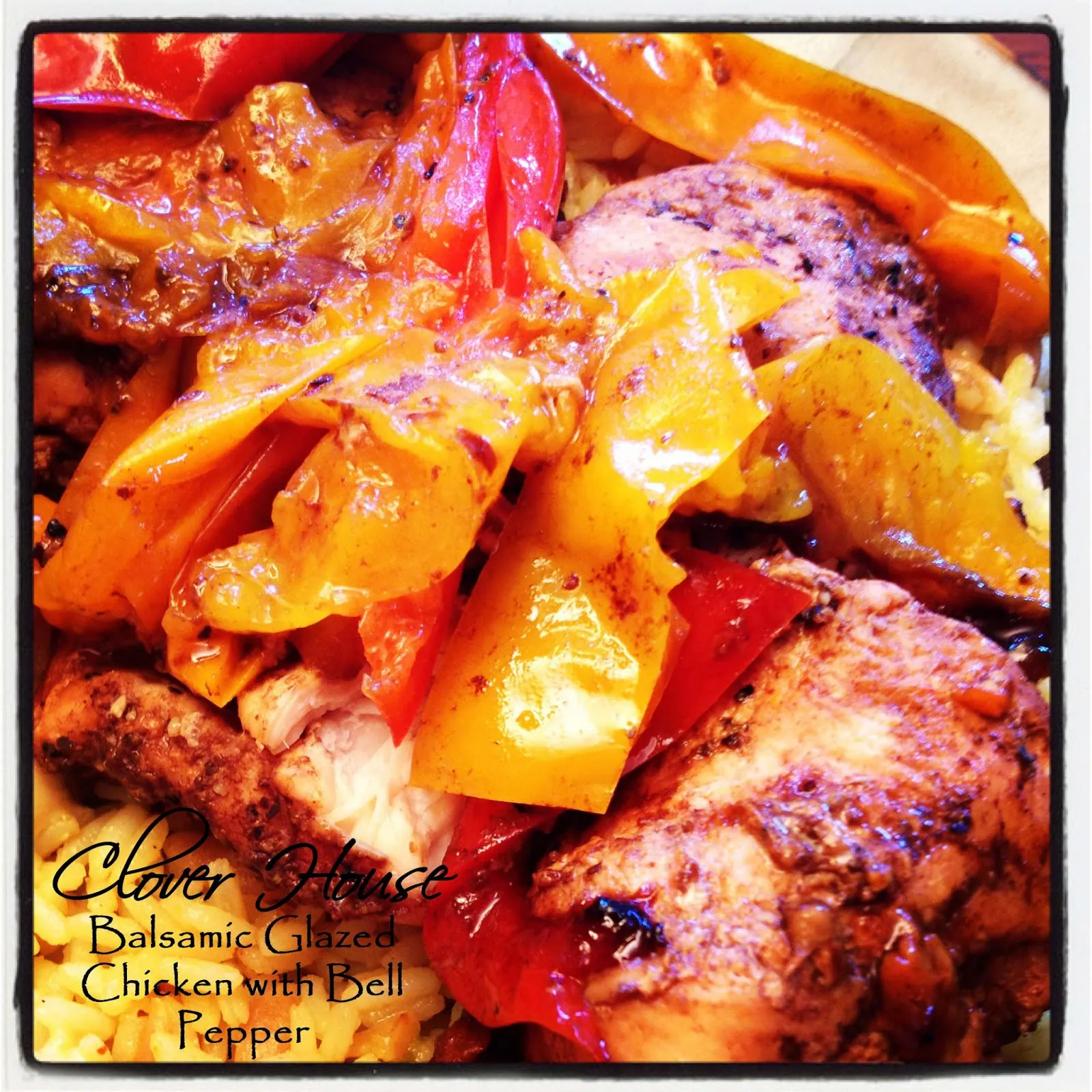 Balsamic Glazed Chicken and Bell Pepper Sandwiches