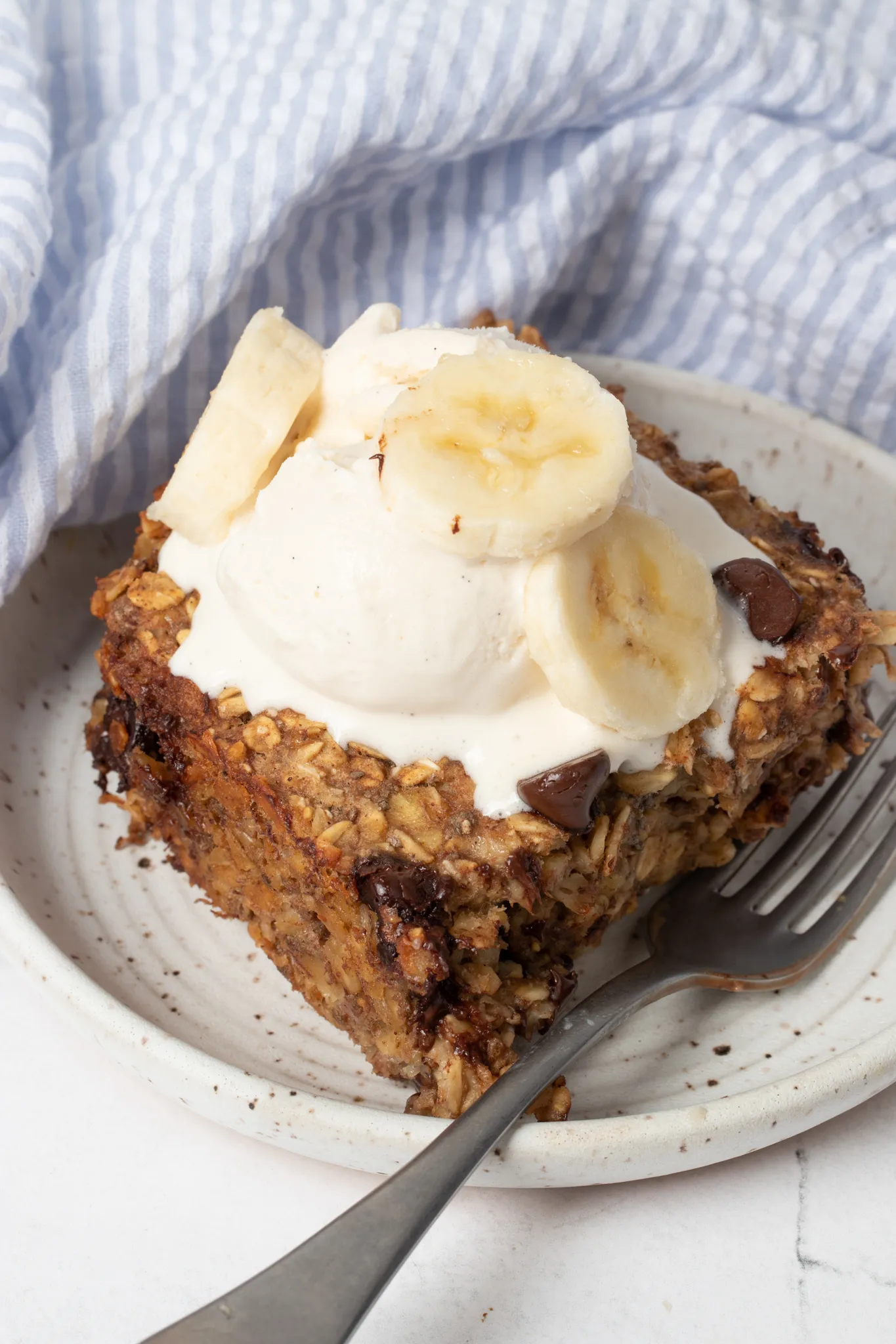 Banana Bread Vegan Baked Oats
