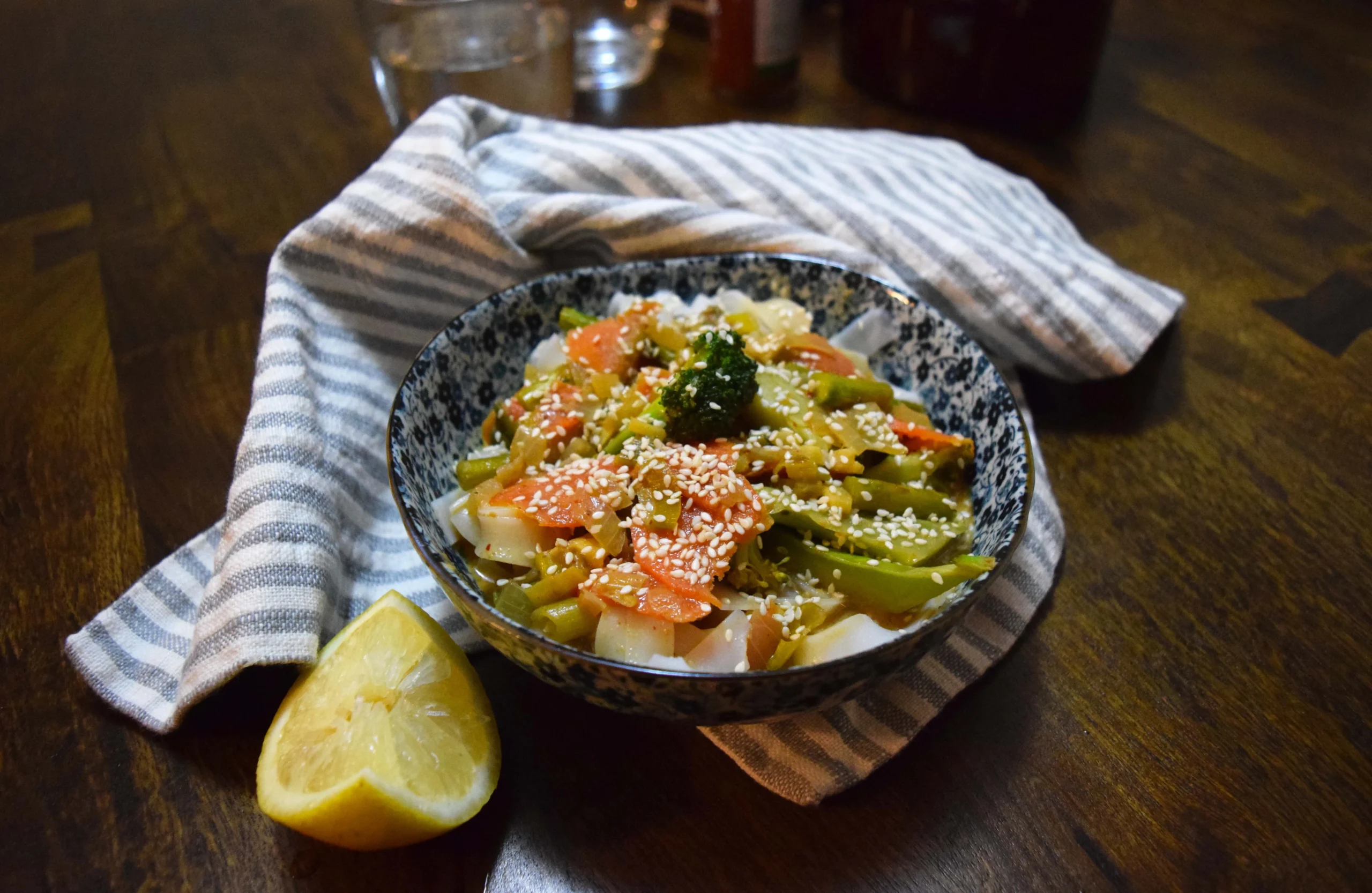 Bangkok Coconut Curry Noodle Bowls