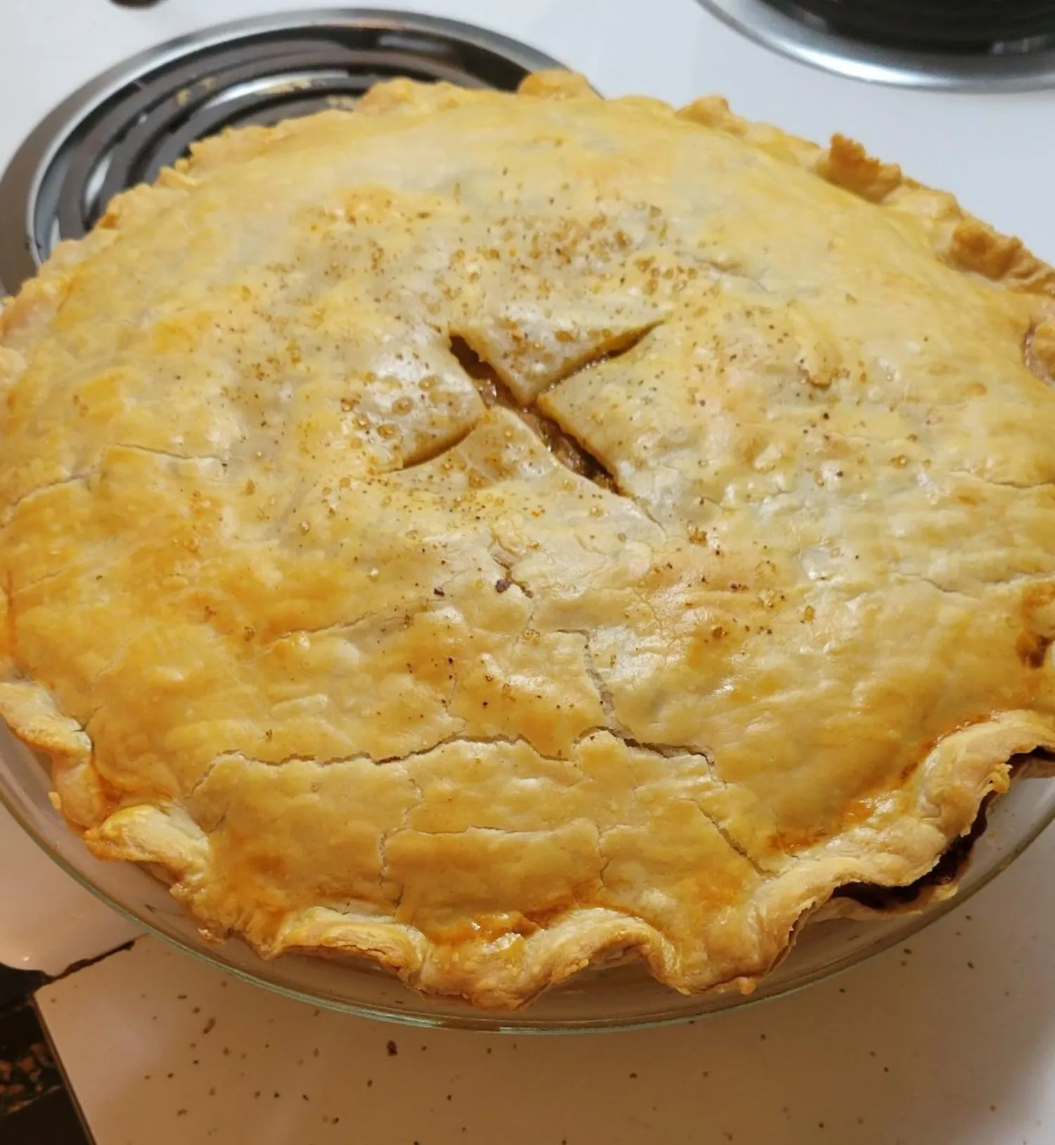 Barbecued Chicken Potpie Corrected