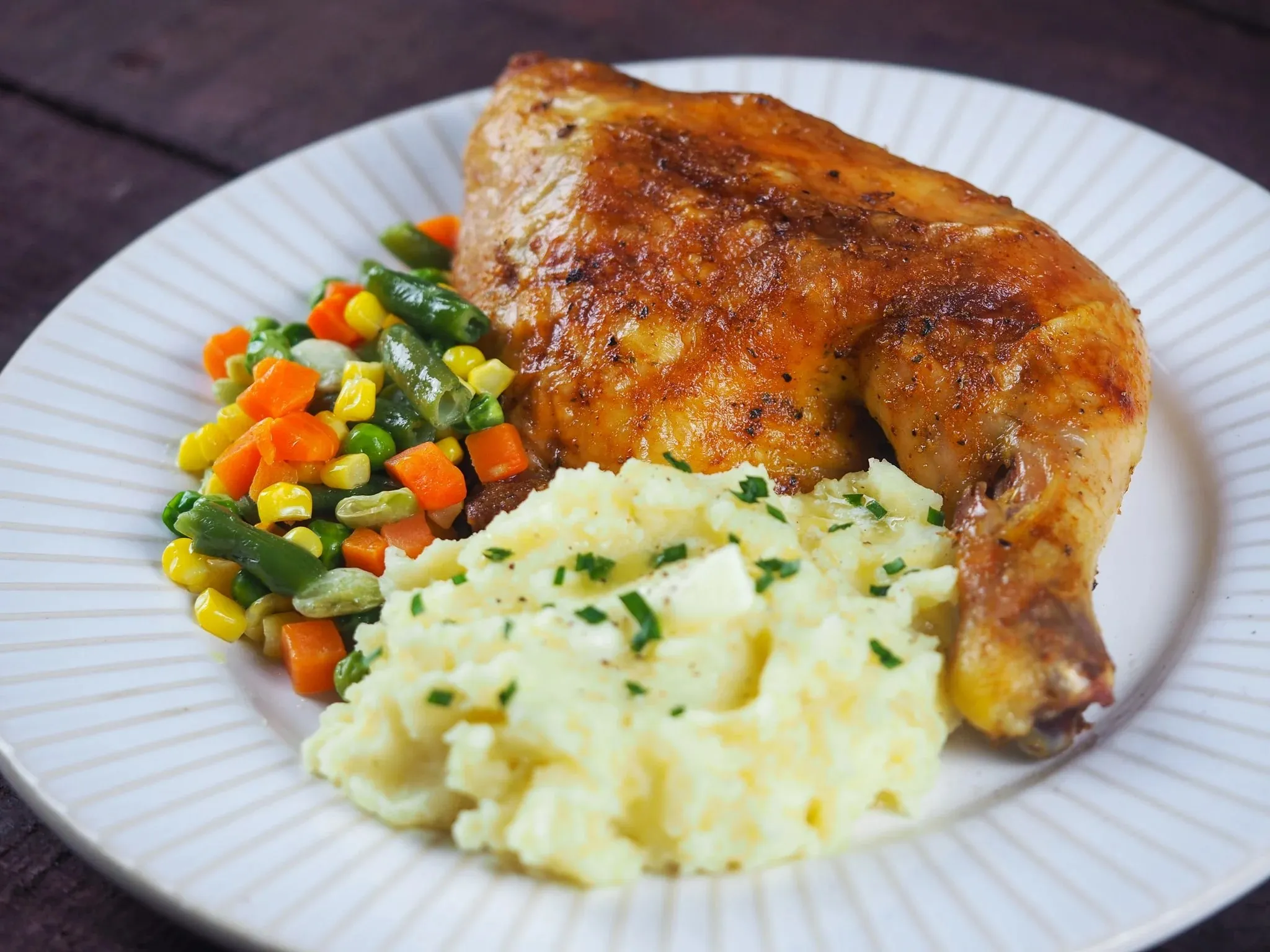 Basic Oven Baked Chicken Leg Quarters