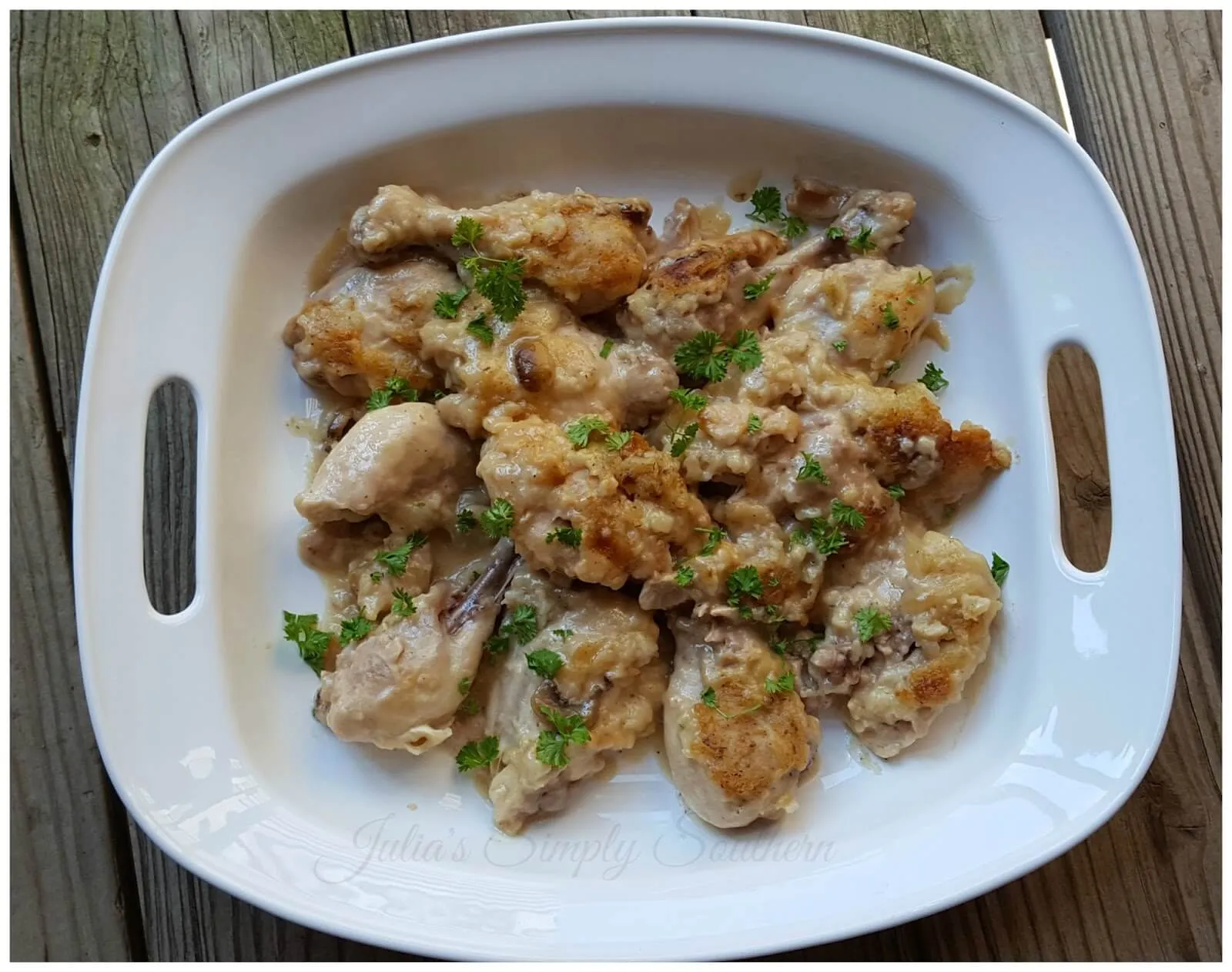 Bayou Voodoo Smothered Chicken