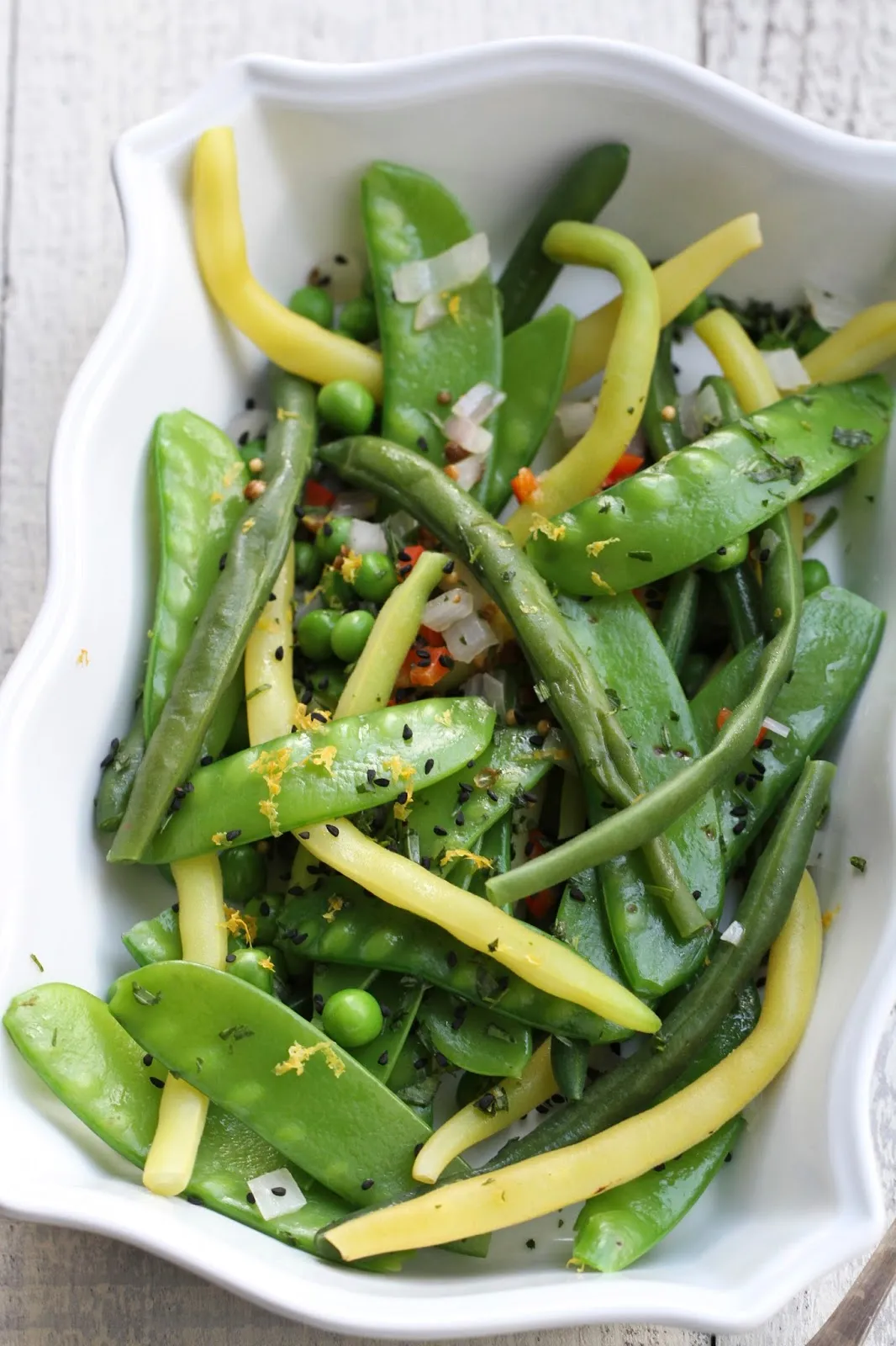 Bean Salad with Mustard Marinade