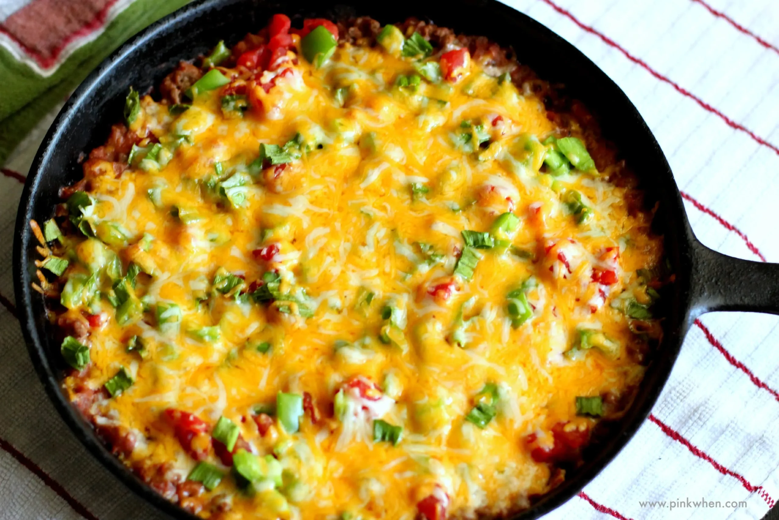 Beef Bean Potato Skillet Bake
