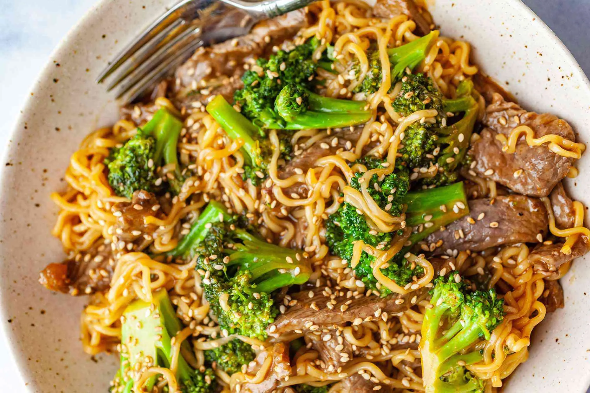 Beef Broccoli Ramen Stir Fry