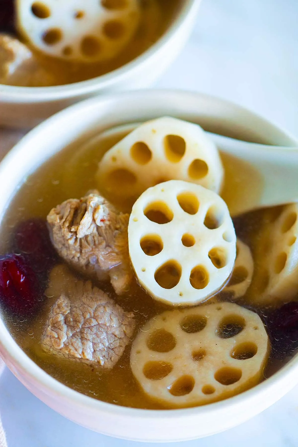 Beef and Lotus Root Soup