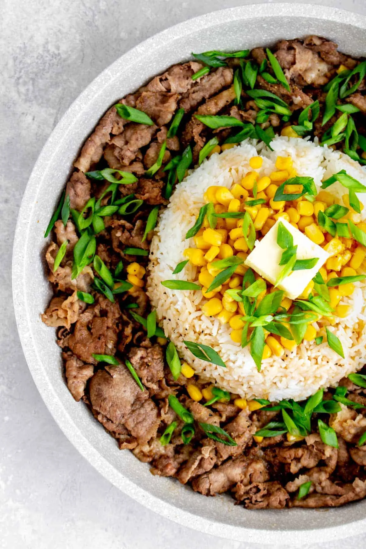 Beef and Pepper Rice Bowl