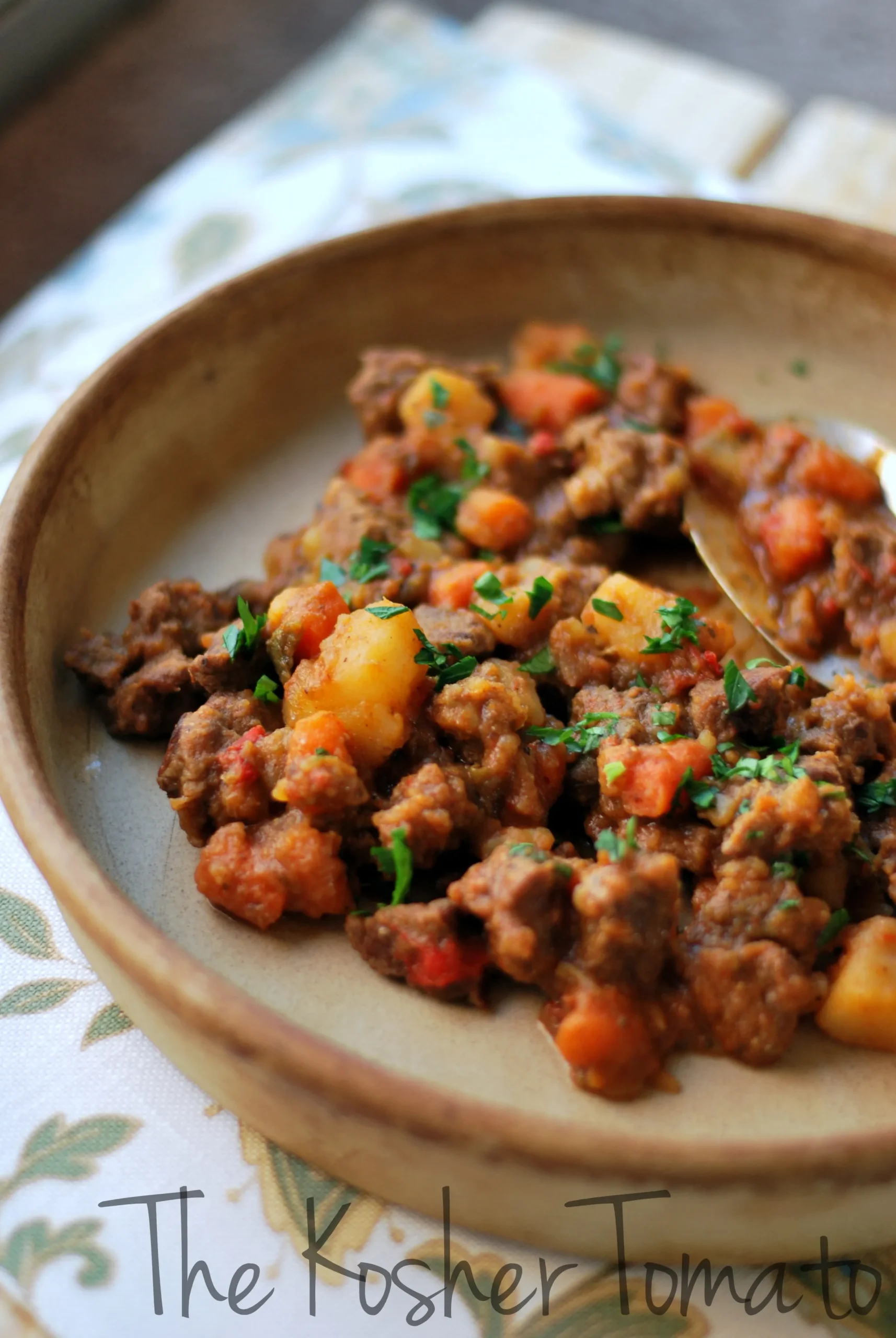 Beef and Vegetable Paprikash