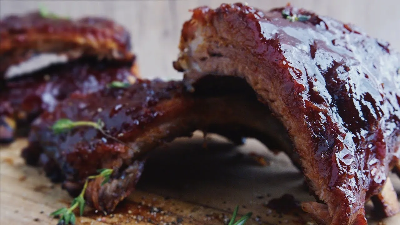 Beer BQ Baby Back Ribs for Two
