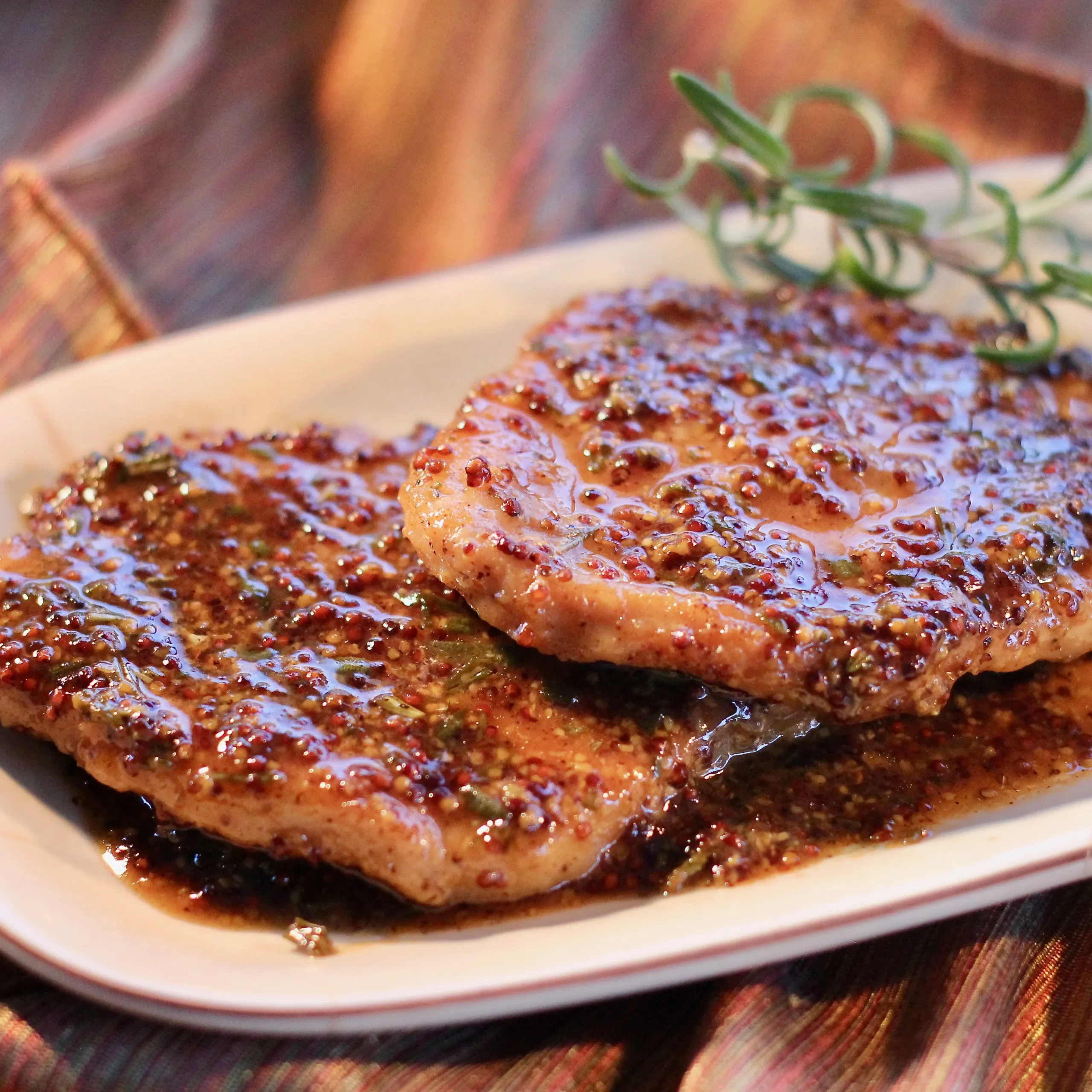 Beer Braised Pork Cutlets