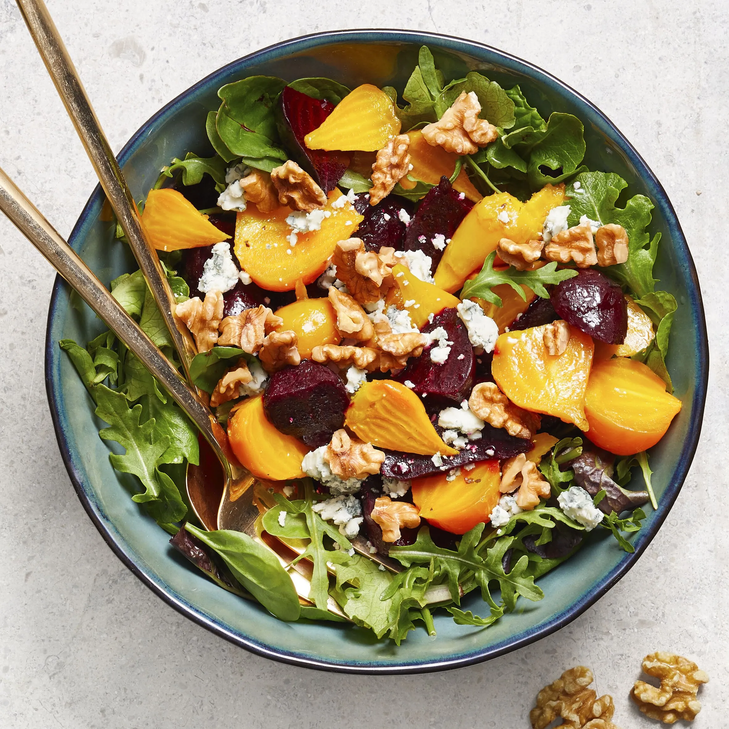 Beet Lemon and Walnut Salad