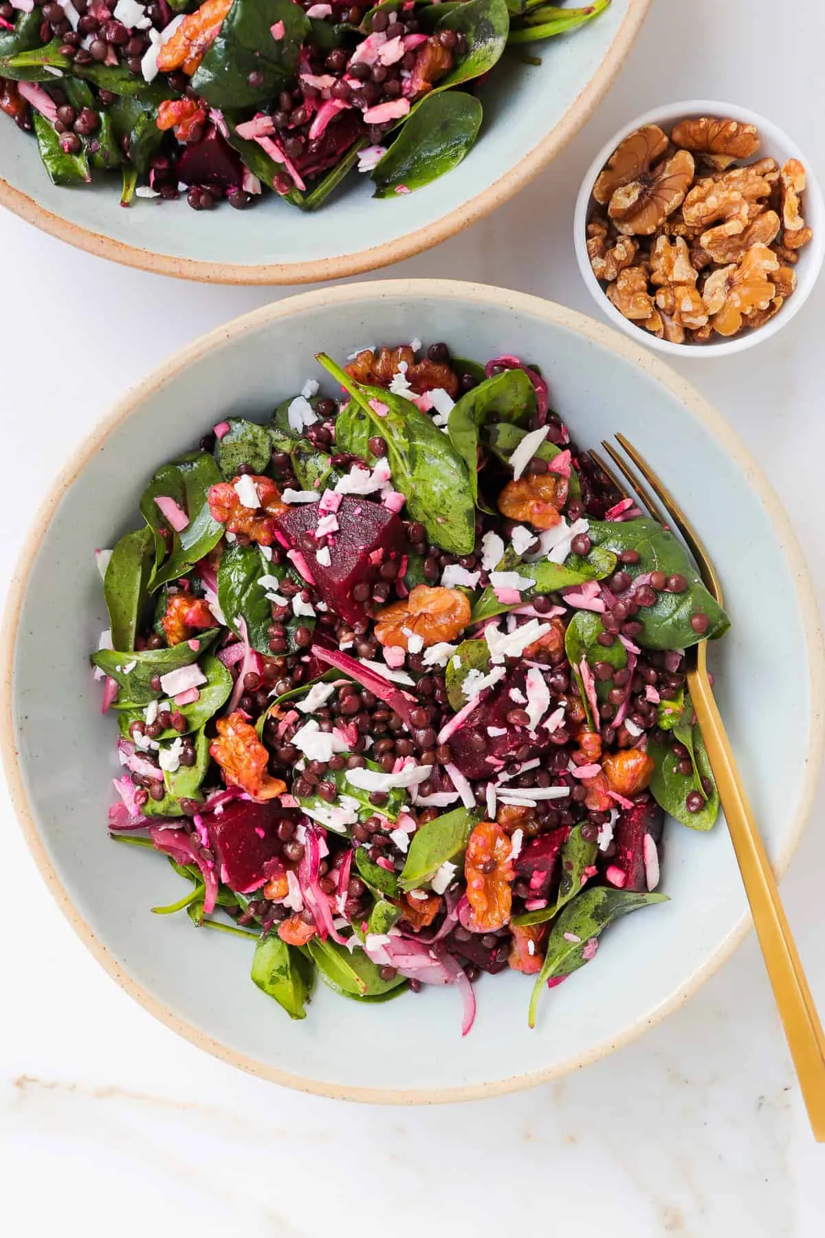 Beetroot Feta Walnut Salad