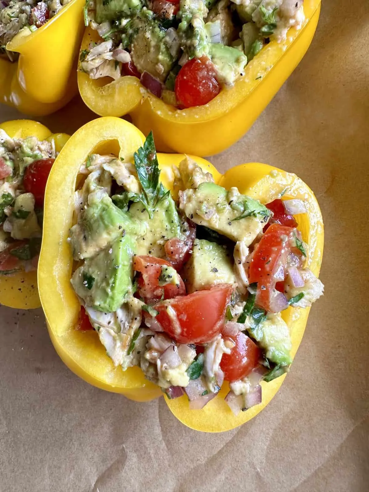 Bell Pepper Chicken Salad