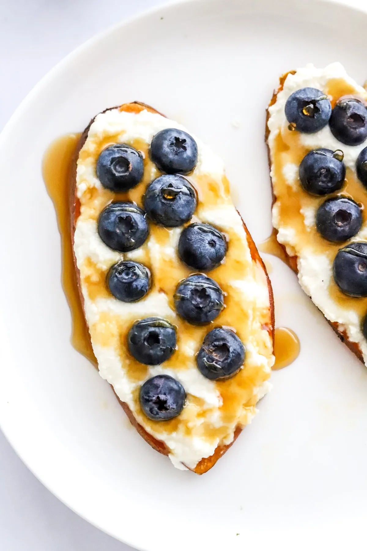 Berries Protein Sweet Potato Toast