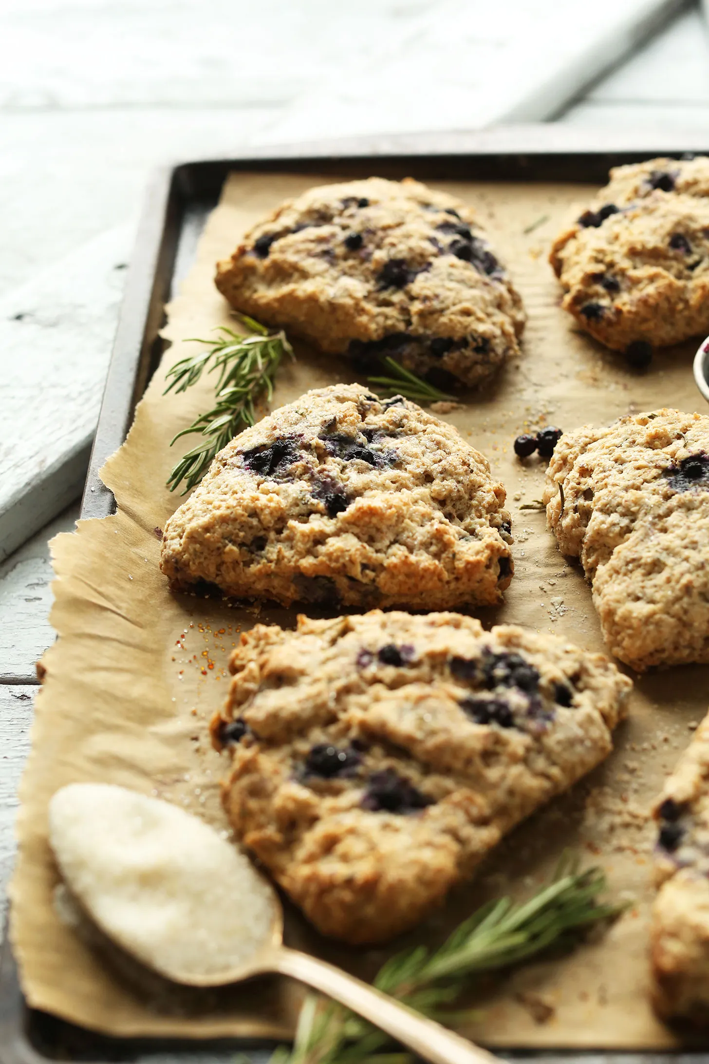Berry and Rosemary Scones