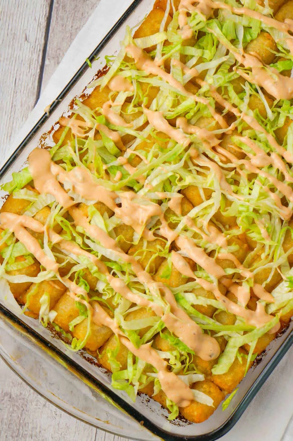 Bic Mac Tater Tot Casserole