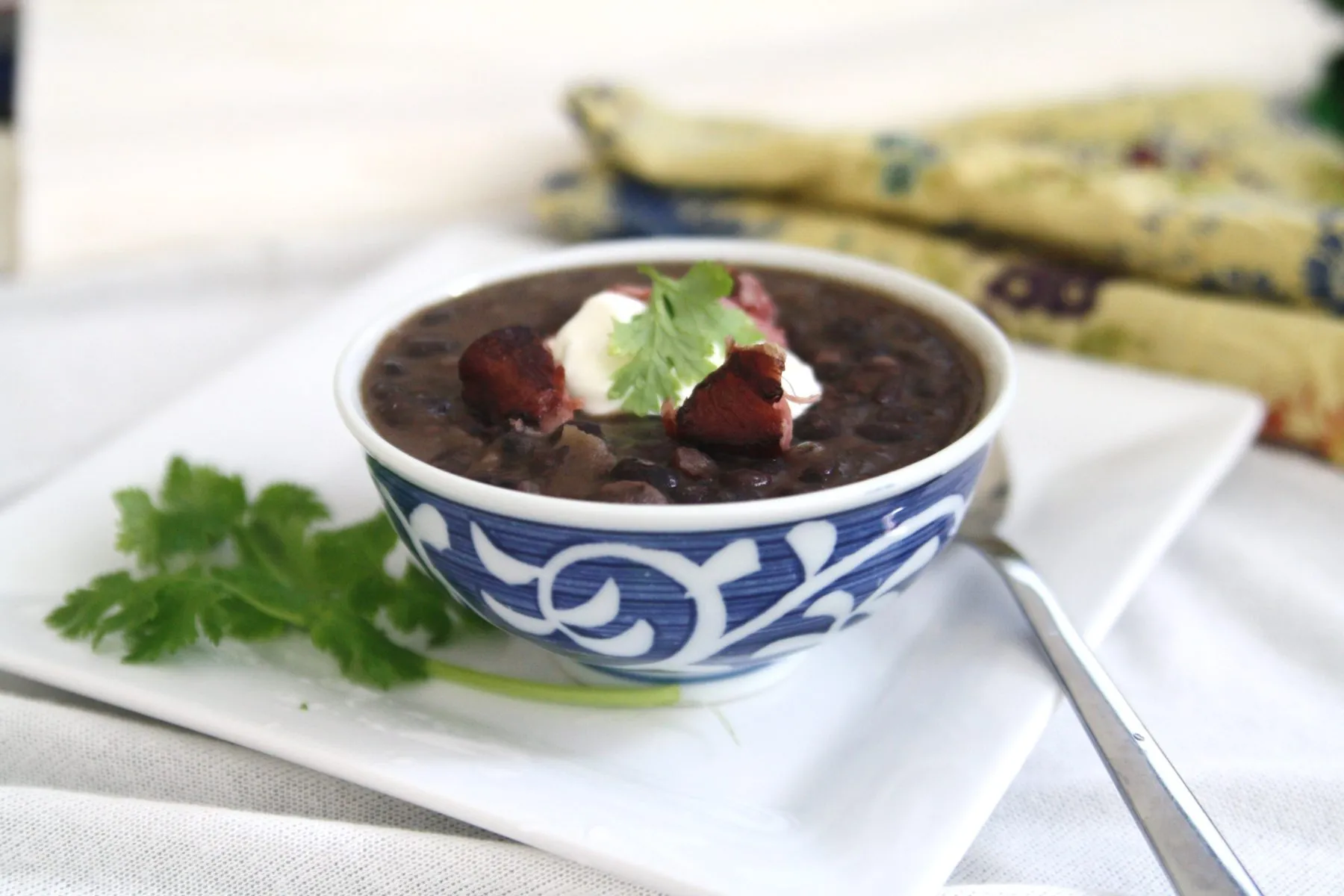 Black Bean and Ham Hock Soup