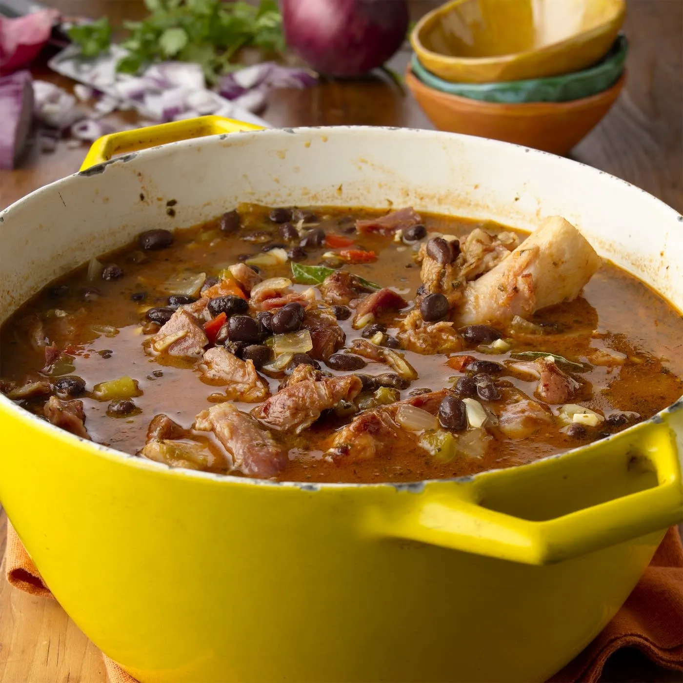 Black Bean and Turkey Stew