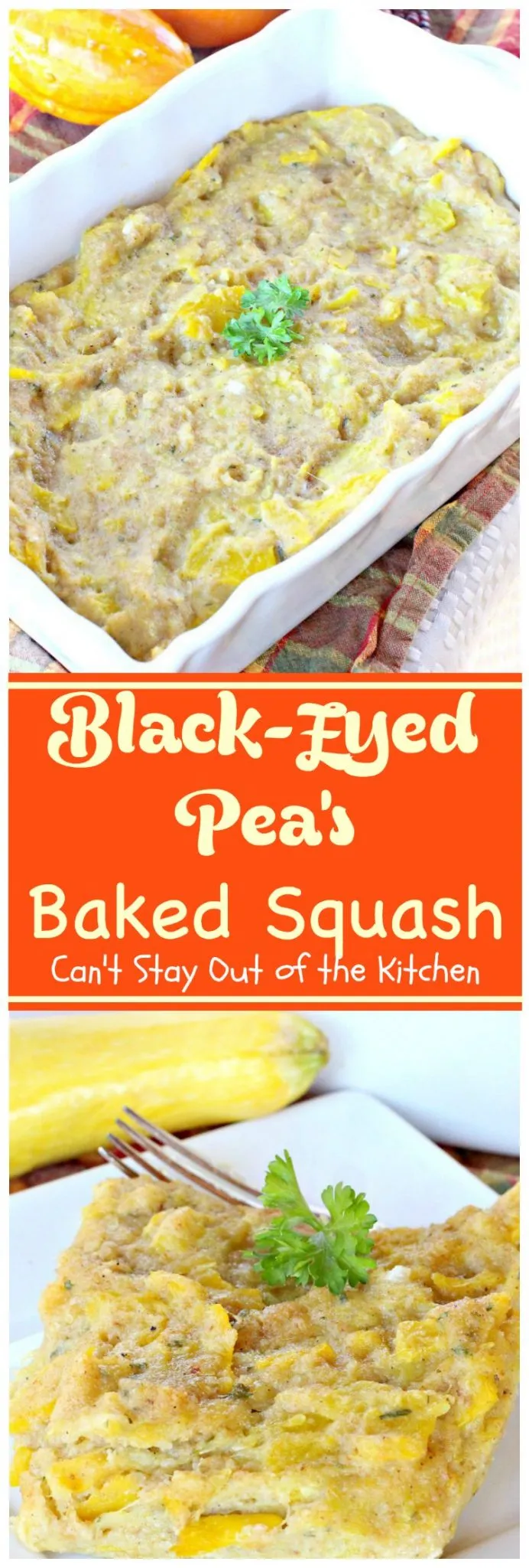 Black Eyed Peas Baked Squash
