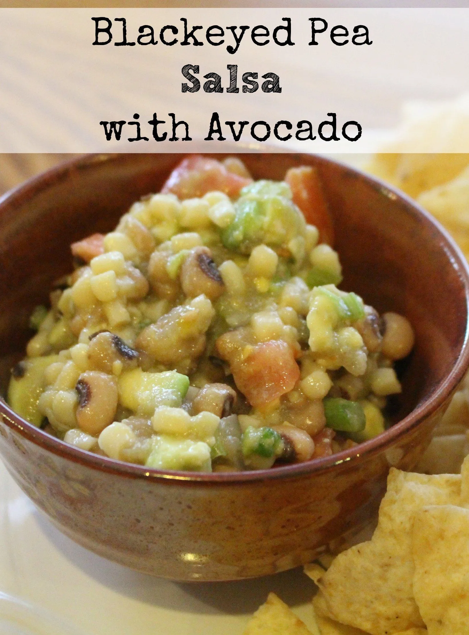 Black Eyed Peas and Avocado Salsa