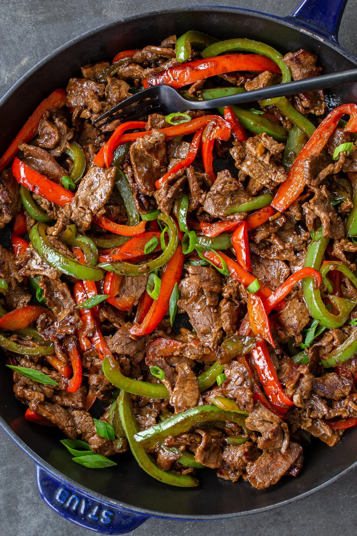 Black Pepper Steak Stir Fry